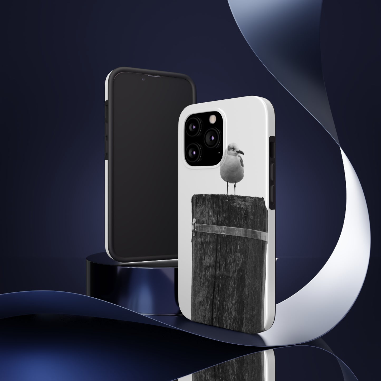 Gull on a Post Tough Phone Cases, Case-Mate