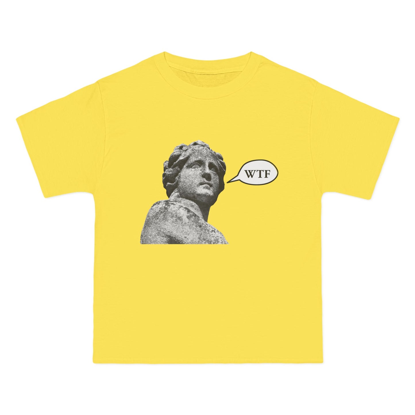 WTF statue Beefy-T®  Short-Sleeve T-Shirt