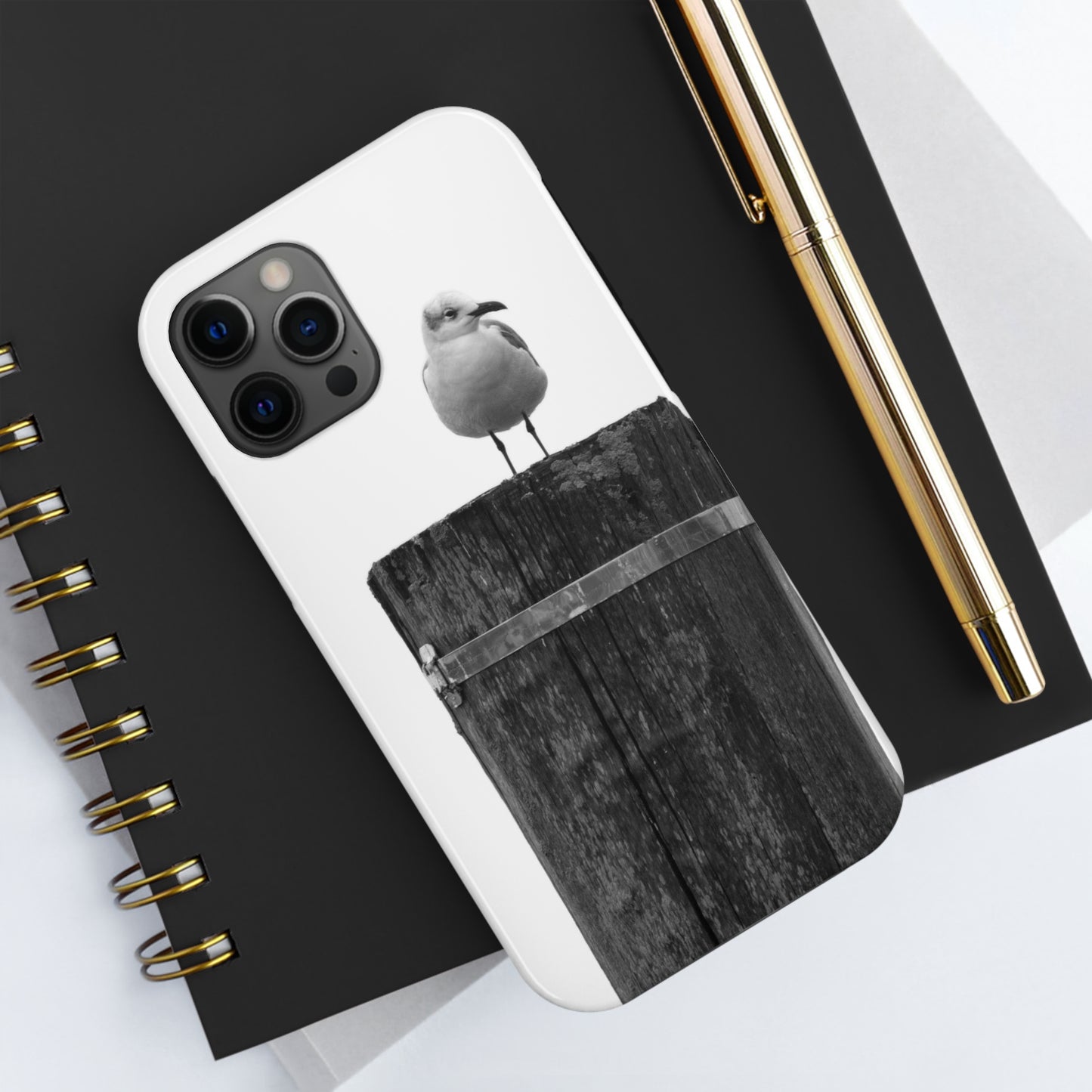 Gull on a Post Tough Phone Cases, Case-Mate