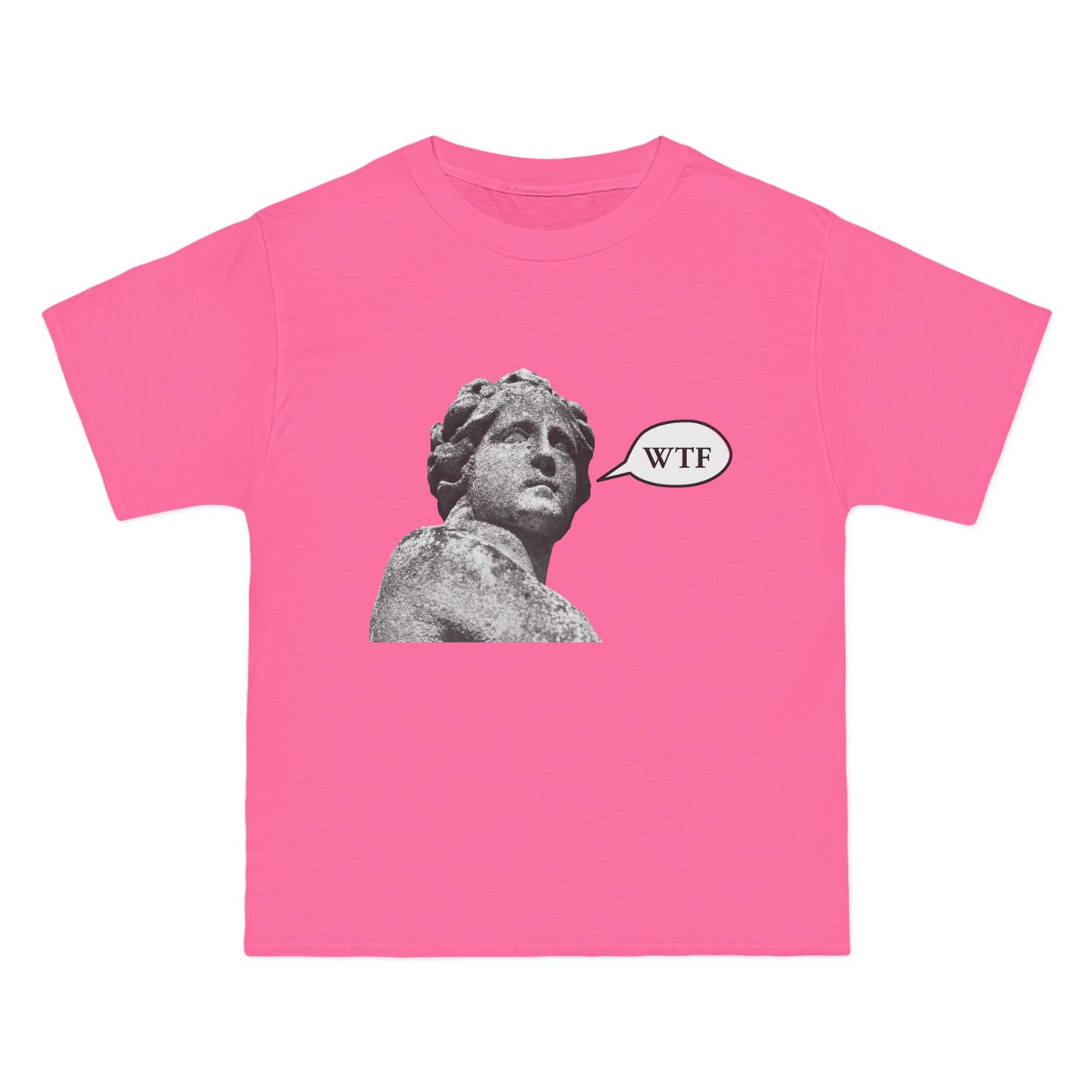 WTF statue Beefy-T®  Short-Sleeve T-Shirt