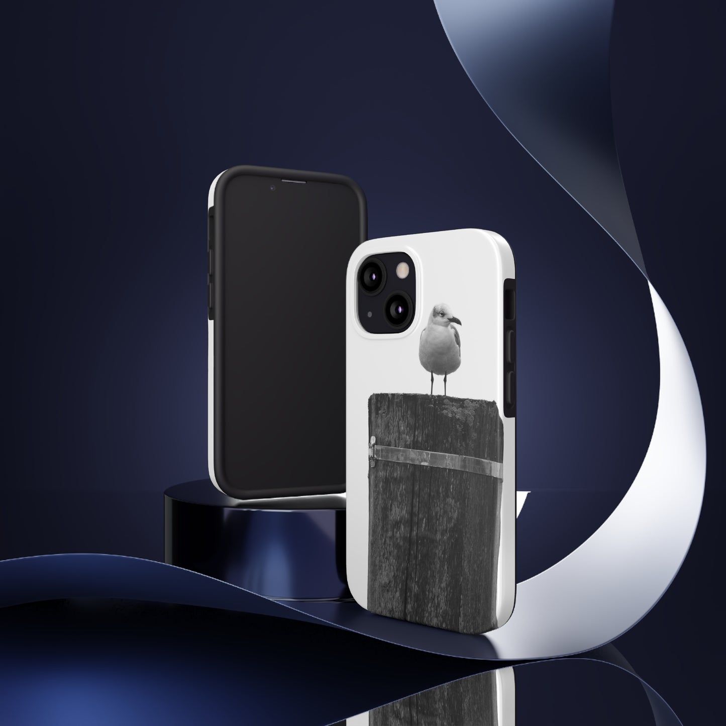 Gull on a Post Tough Phone Cases, Case-Mate