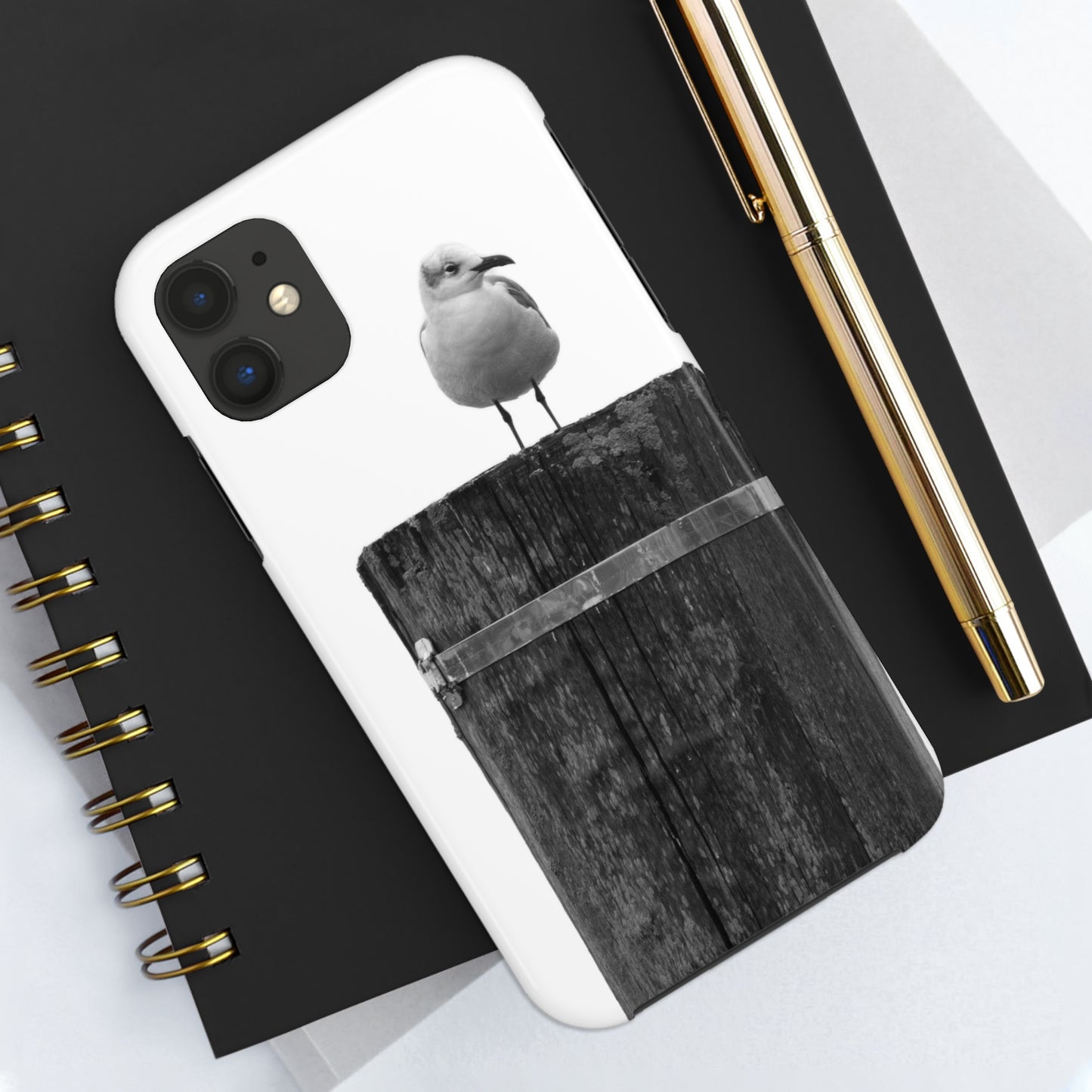 Gull on a Post Tough Phone Cases, Case-Mate