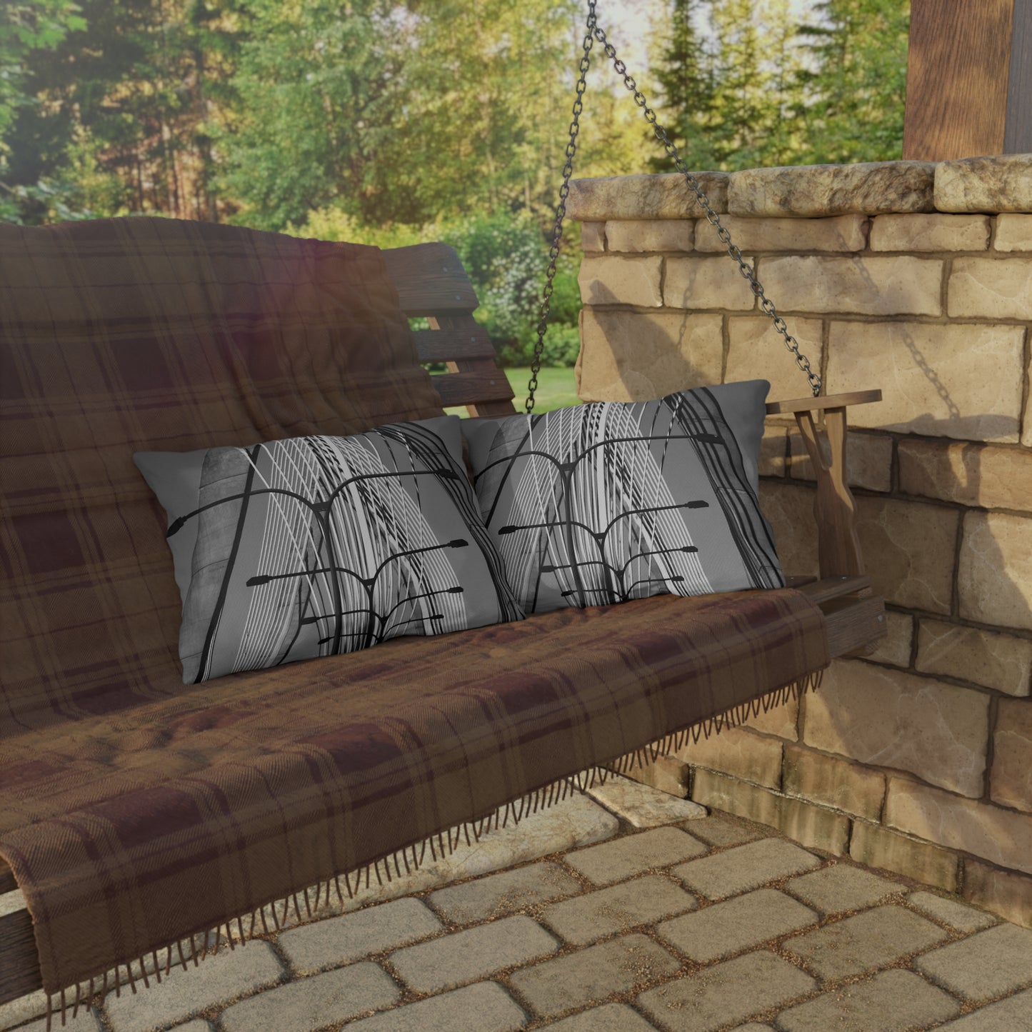 Zakim Bridge Outdoor Pillows