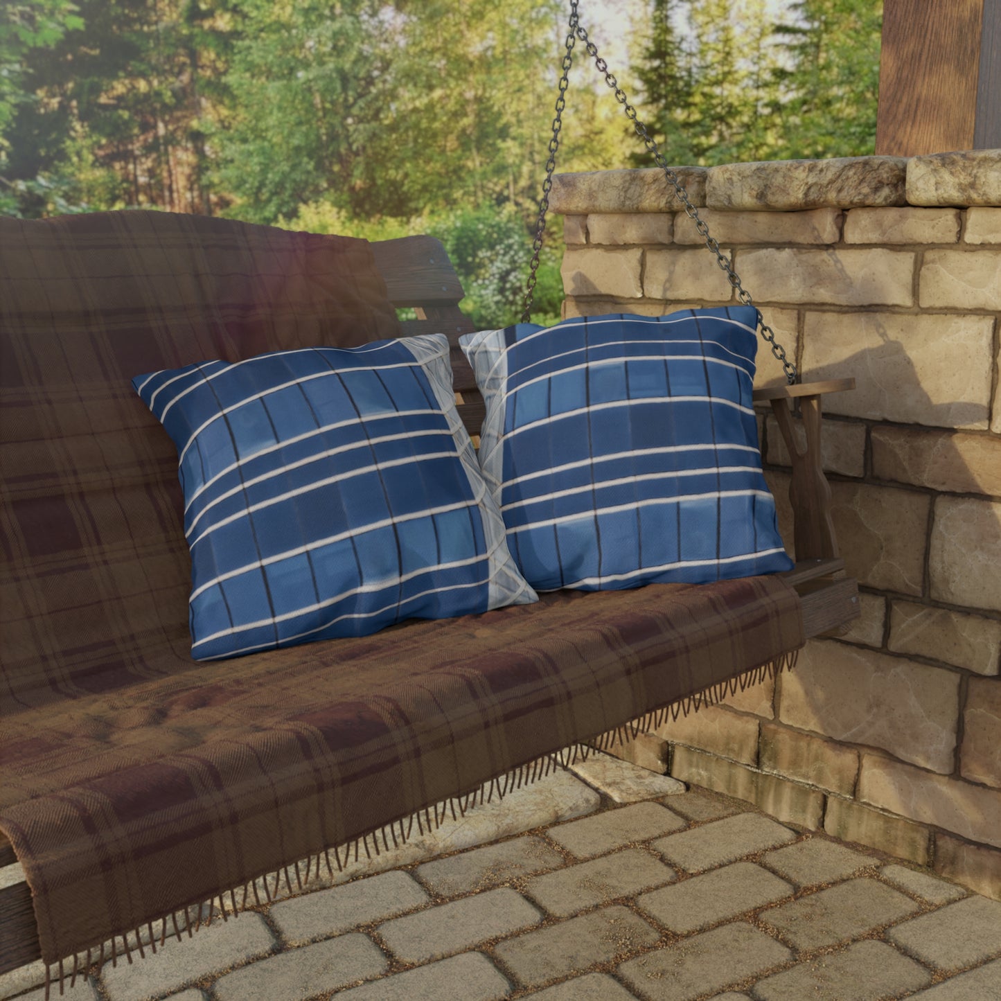 Modern Outdoor Boston Skyline Pillows