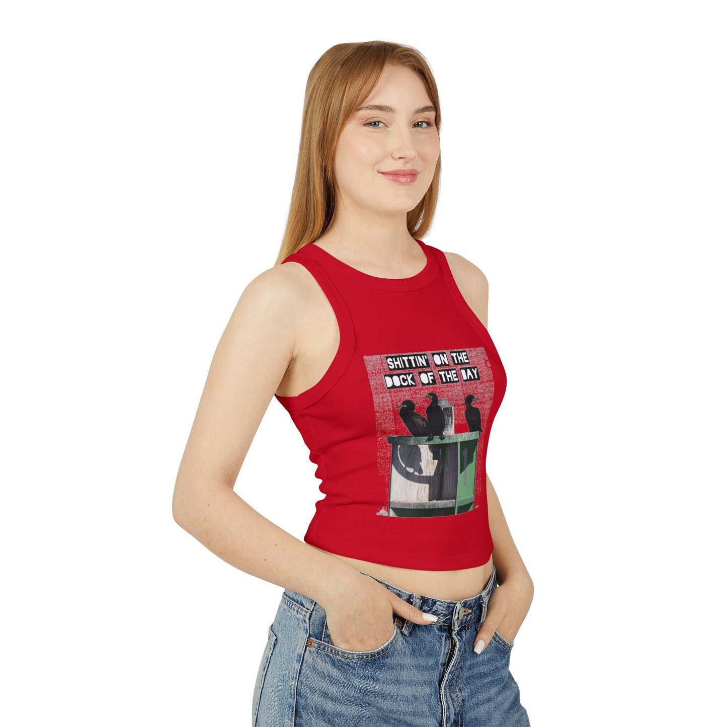 Women's Micro Rib Racer Tank Top