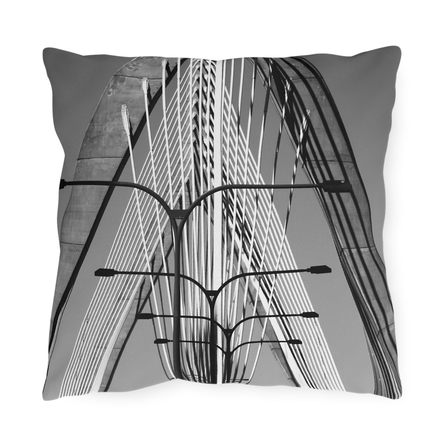 Zakim Bridge Outdoor Pillows