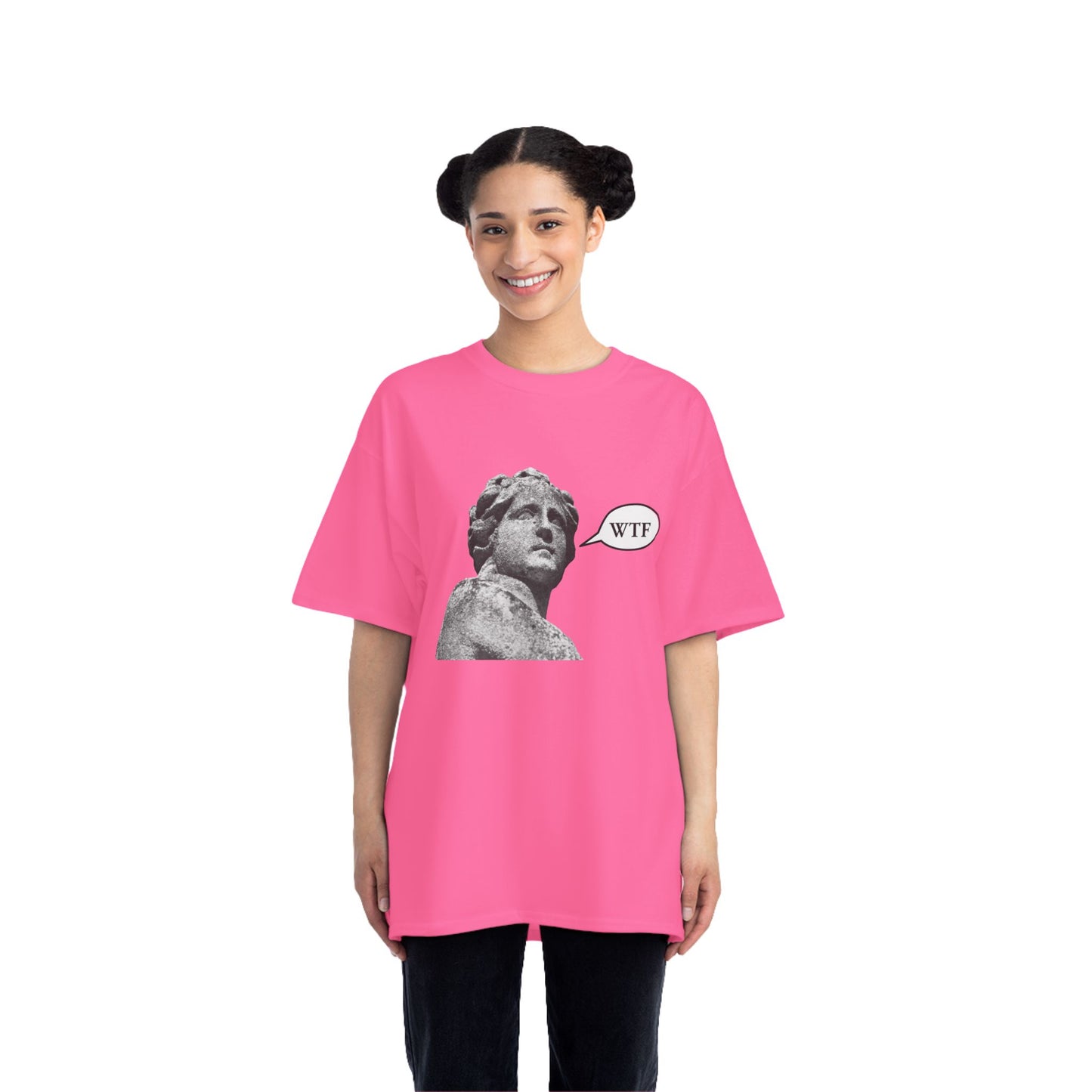 WTF statue Beefy-T®  Short-Sleeve T-Shirt