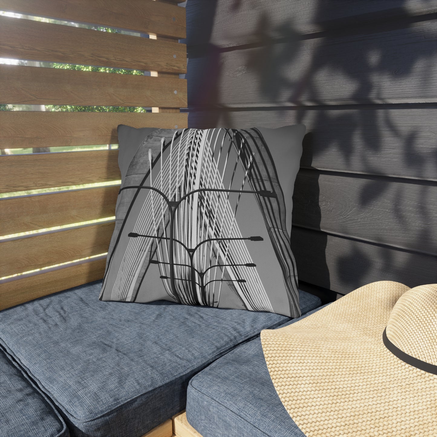 Zakim Bridge Outdoor Pillows