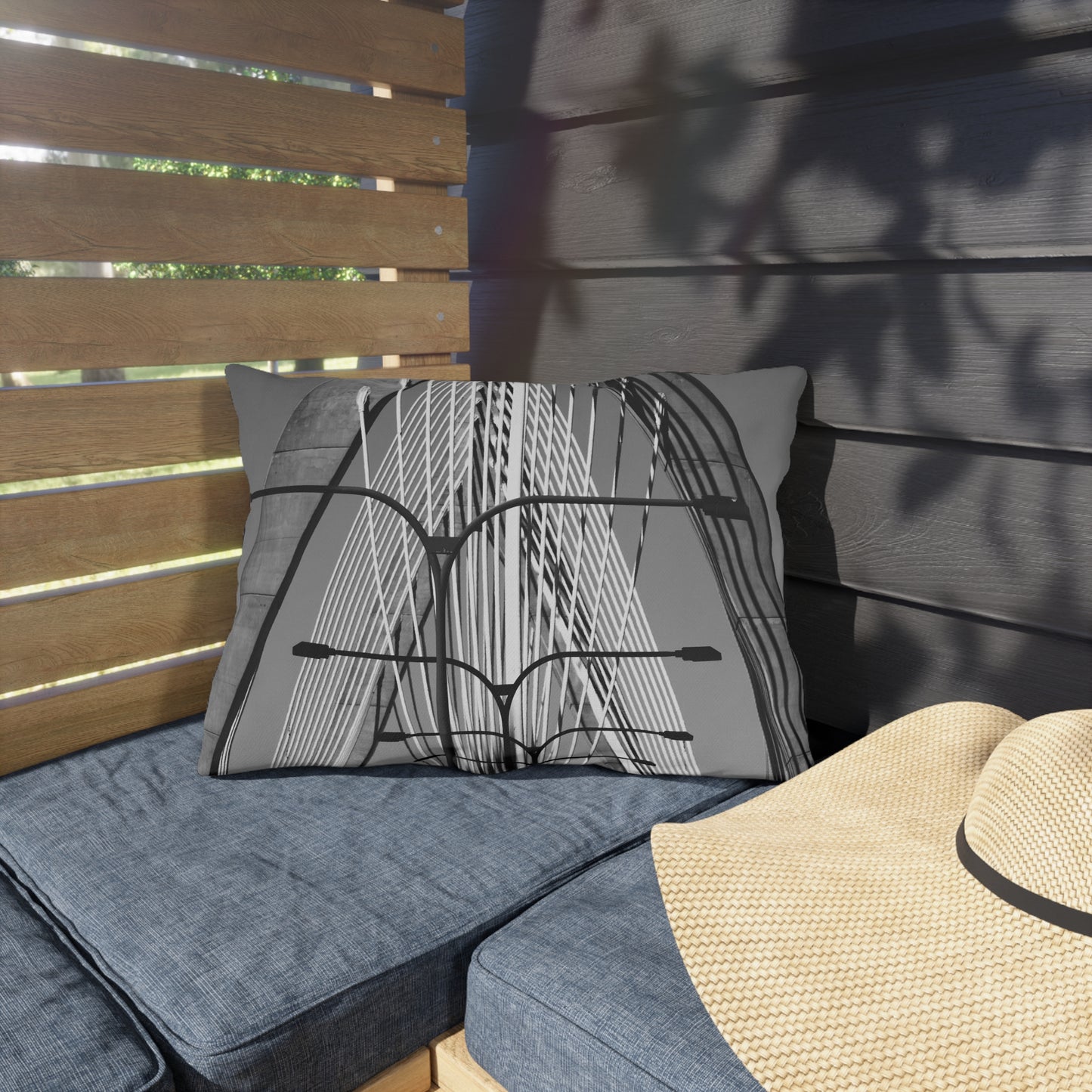 Zakim Bridge Outdoor Pillows