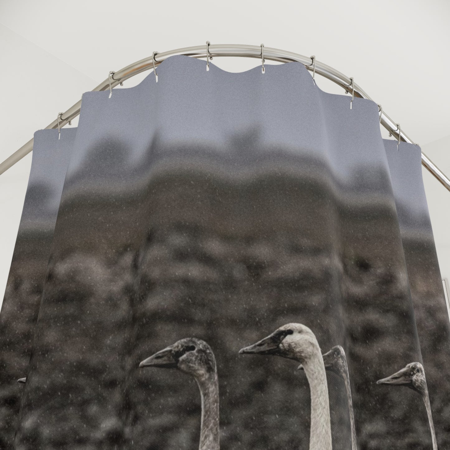 Filthy Geese Shower Curtain