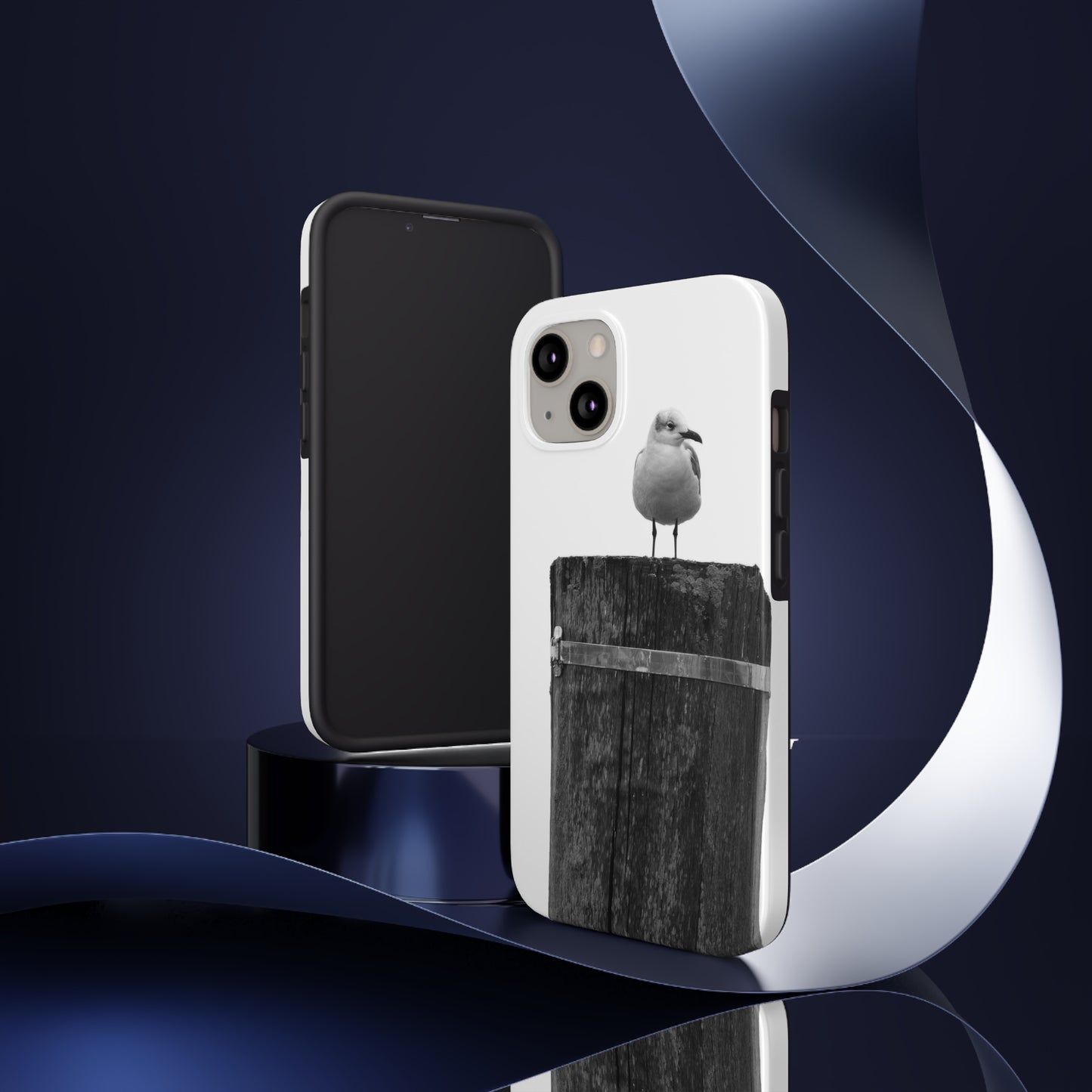 Gull on a Post Tough Phone Cases, Case-Mate