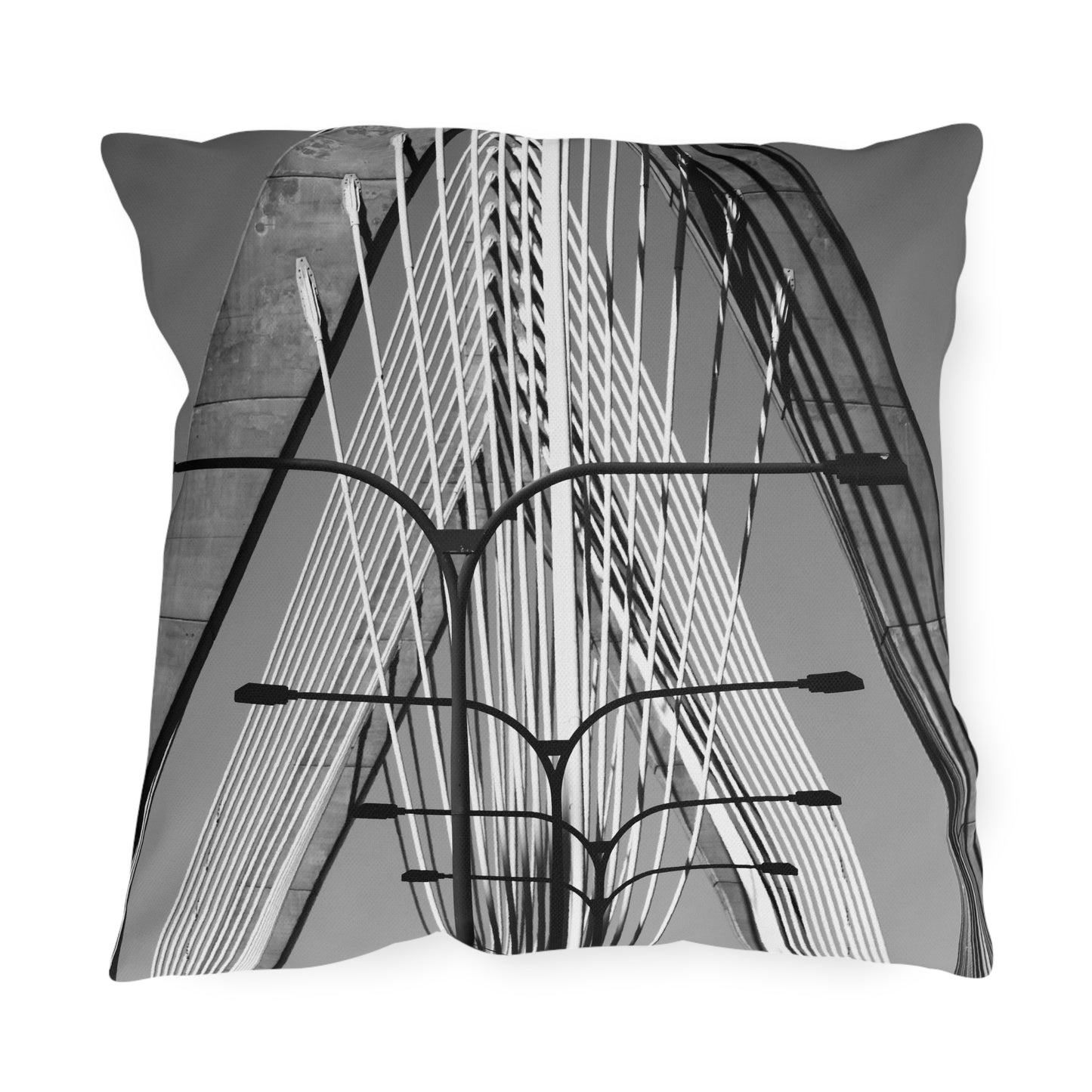 Zakim Bridge Outdoor Pillows