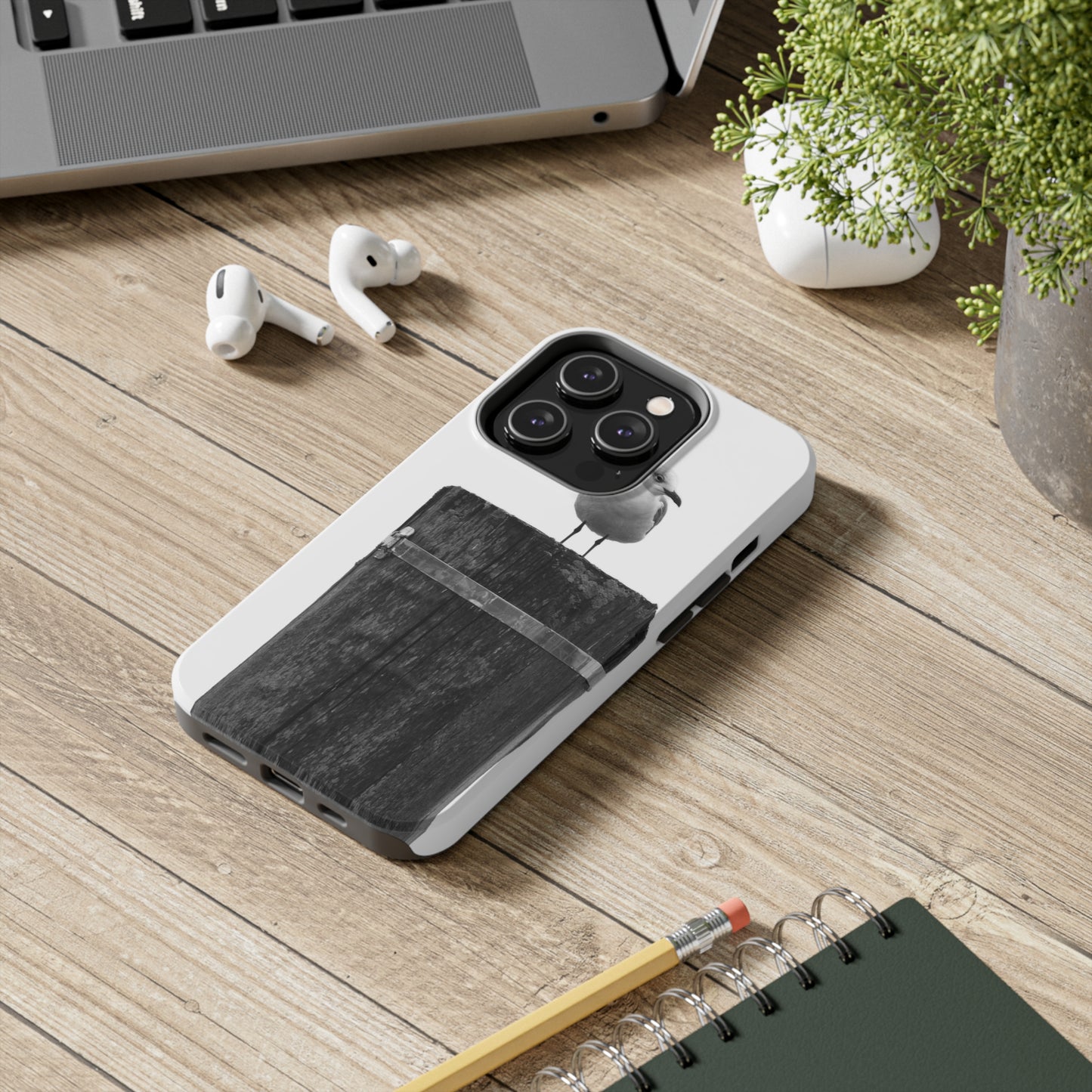 Gull on a Post Tough Phone Cases, Case-Mate