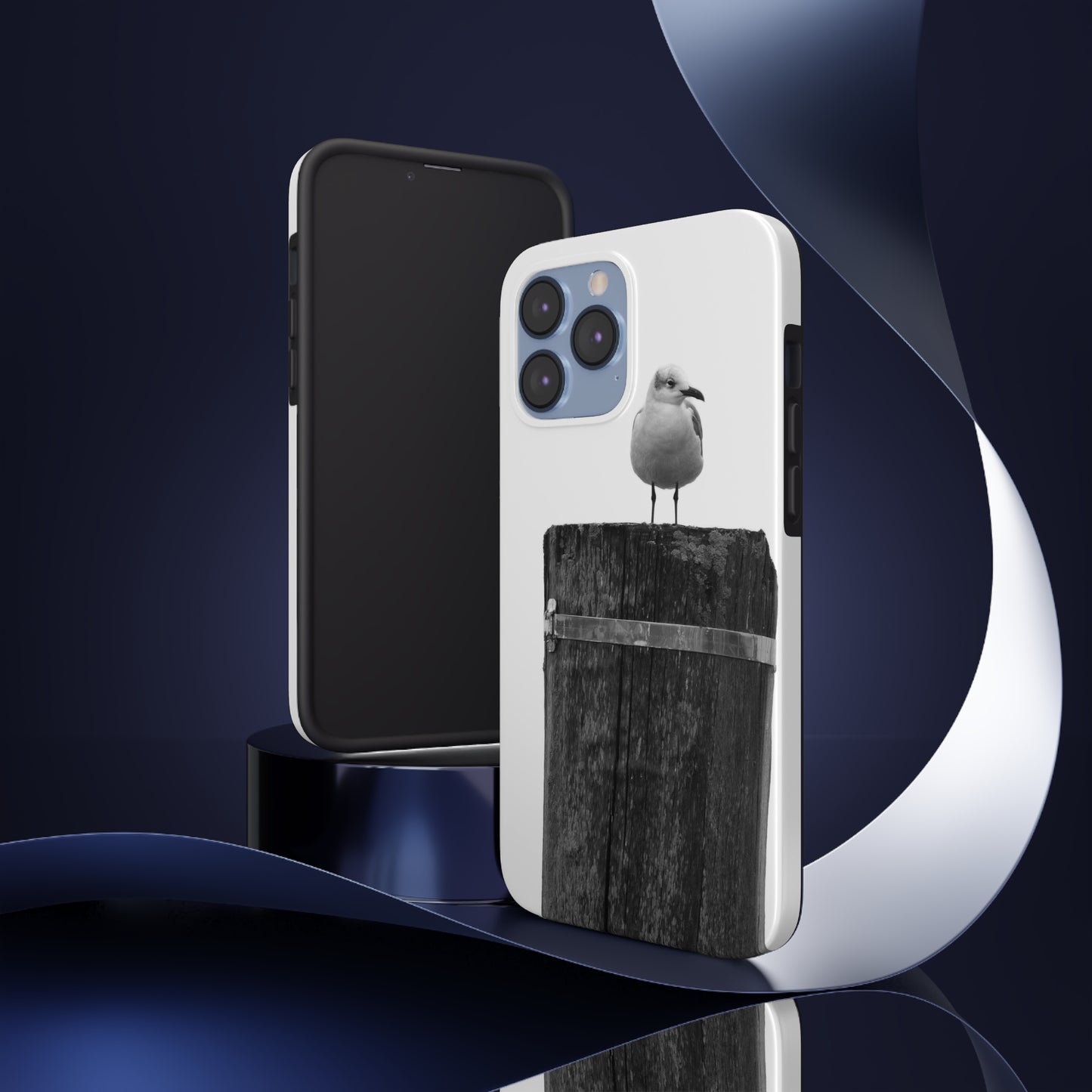 Gull on a Post Tough Phone Cases, Case-Mate