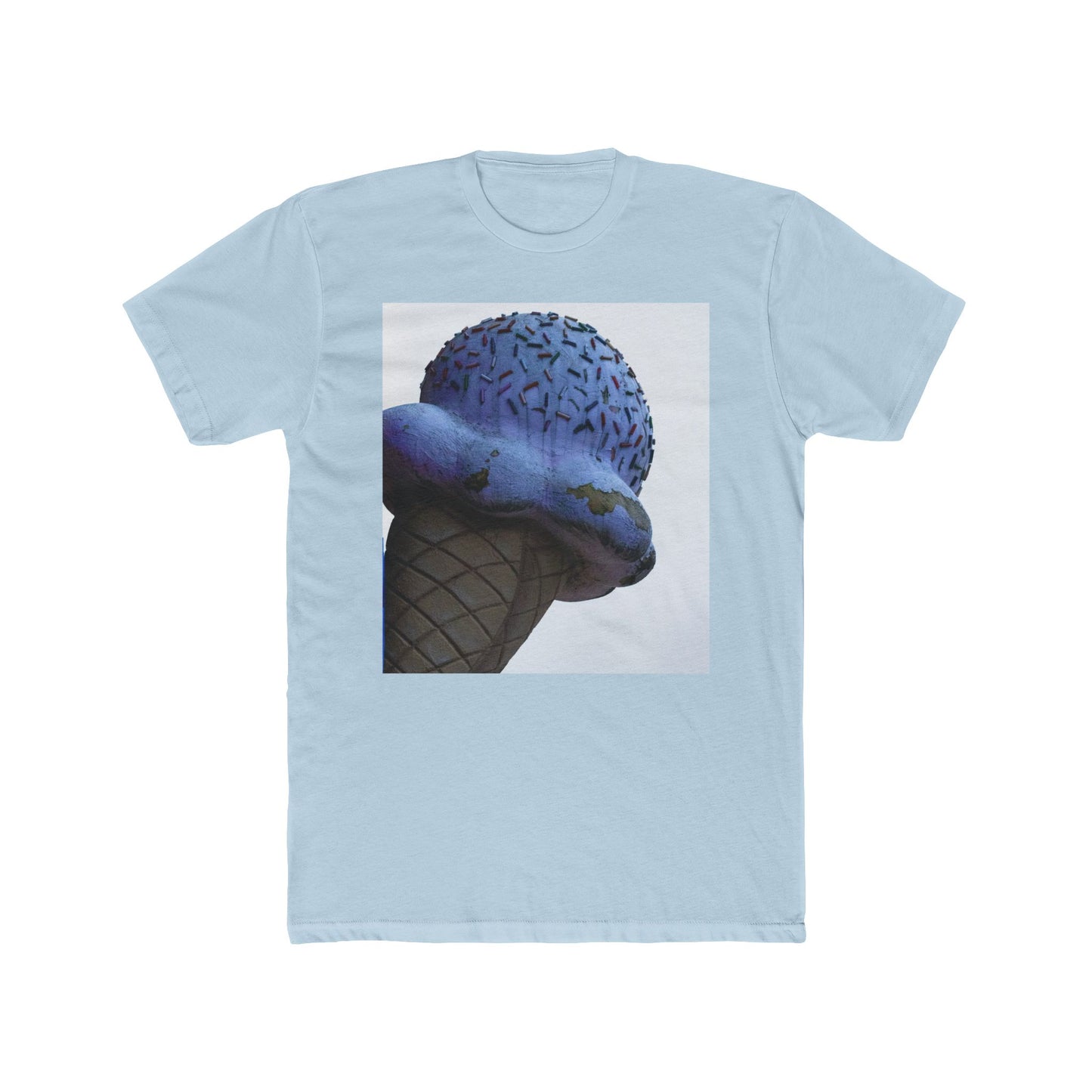 Retro Ice Cream Cone Unisex Cotton Crew T-Shirt