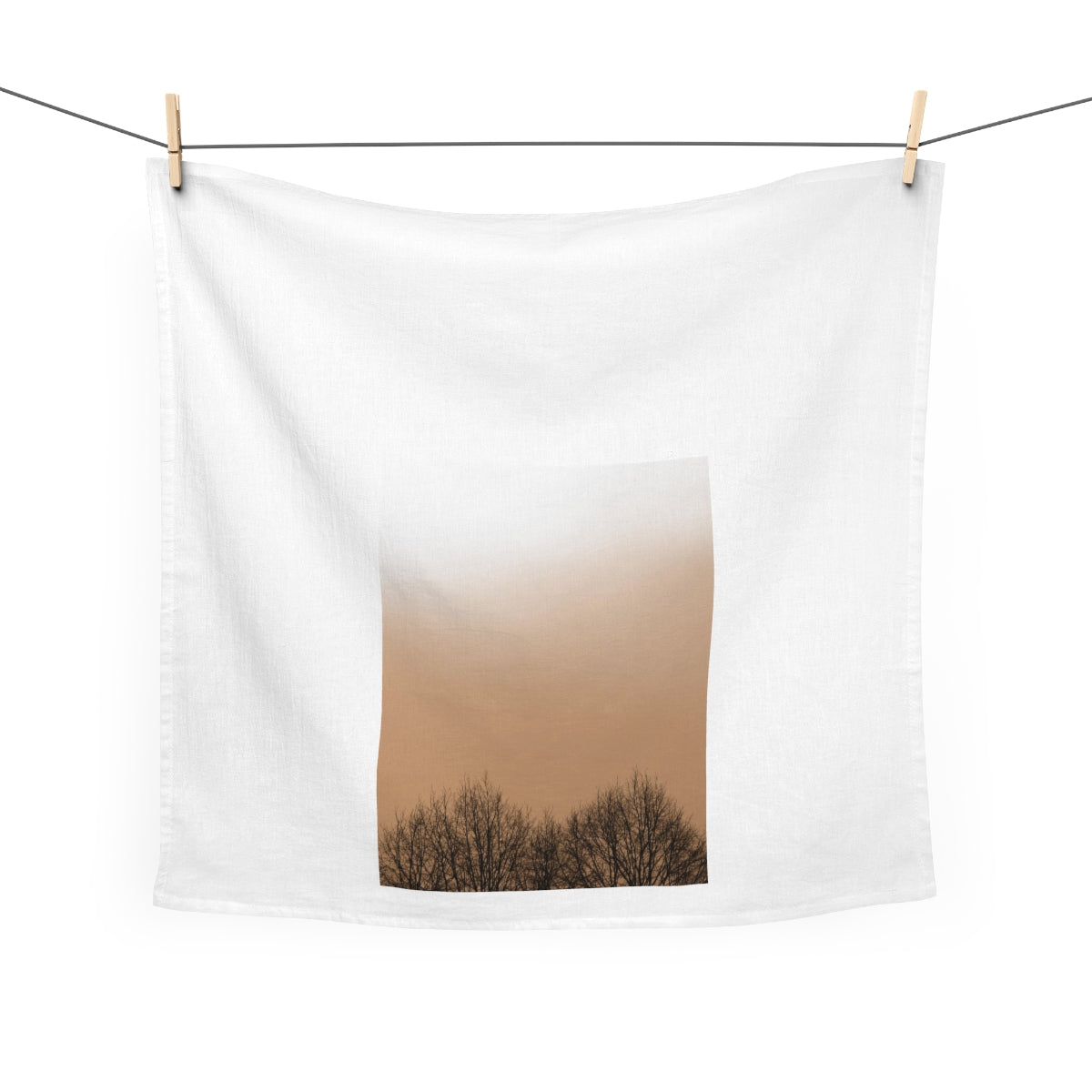 Treetops Tea Towel-warm