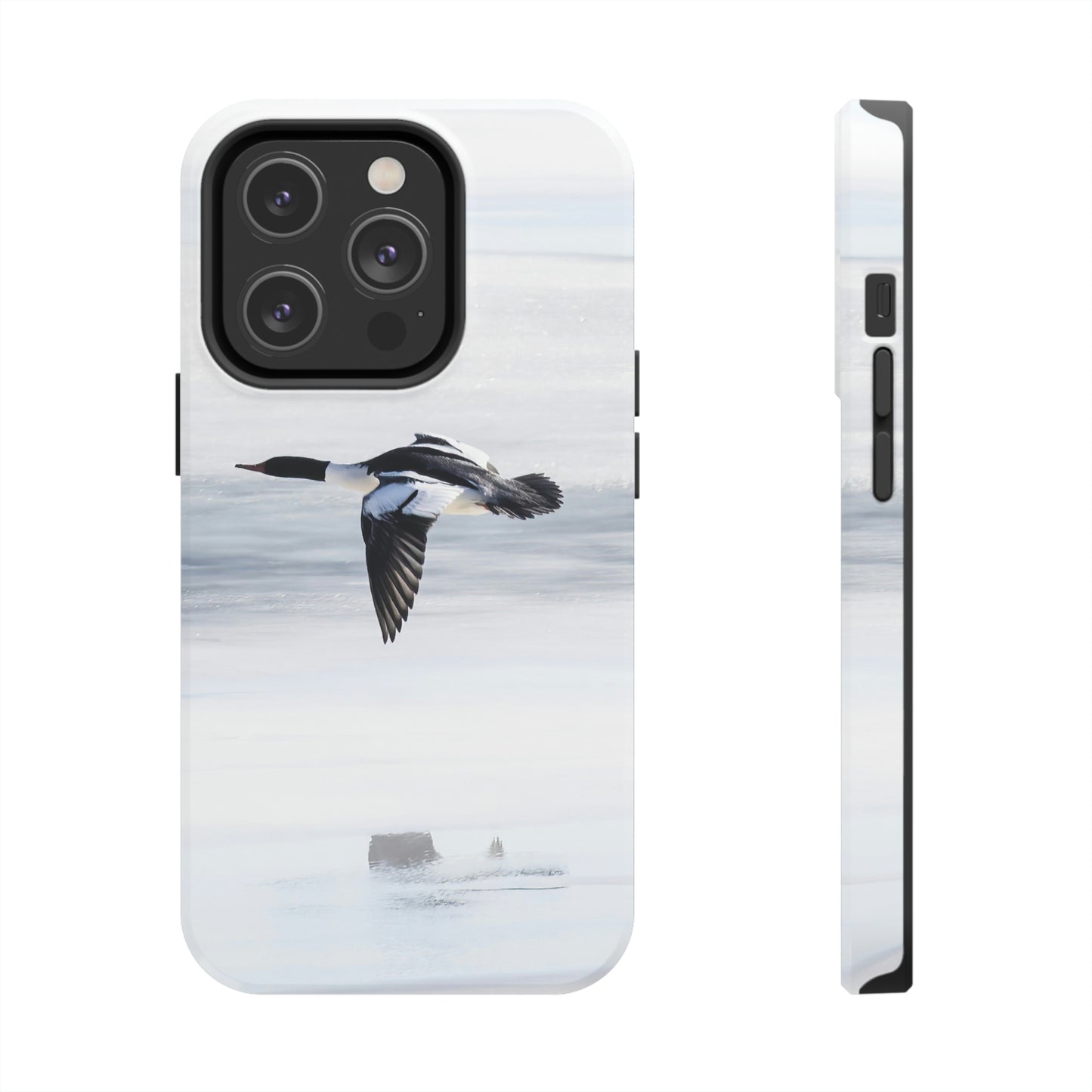 Merganser on Ice Tough Phone Cases, Case-Mate