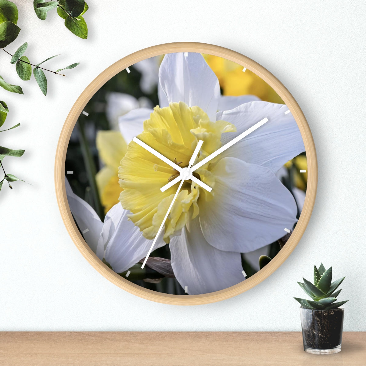 Daffodil Wall clock