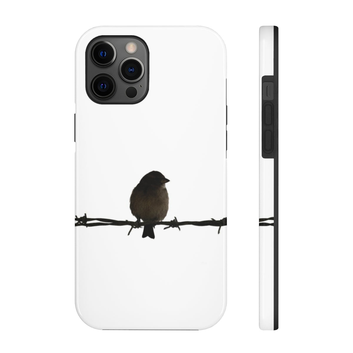 Barbed Wire Bird Tough Phone Cases, Case-Mate