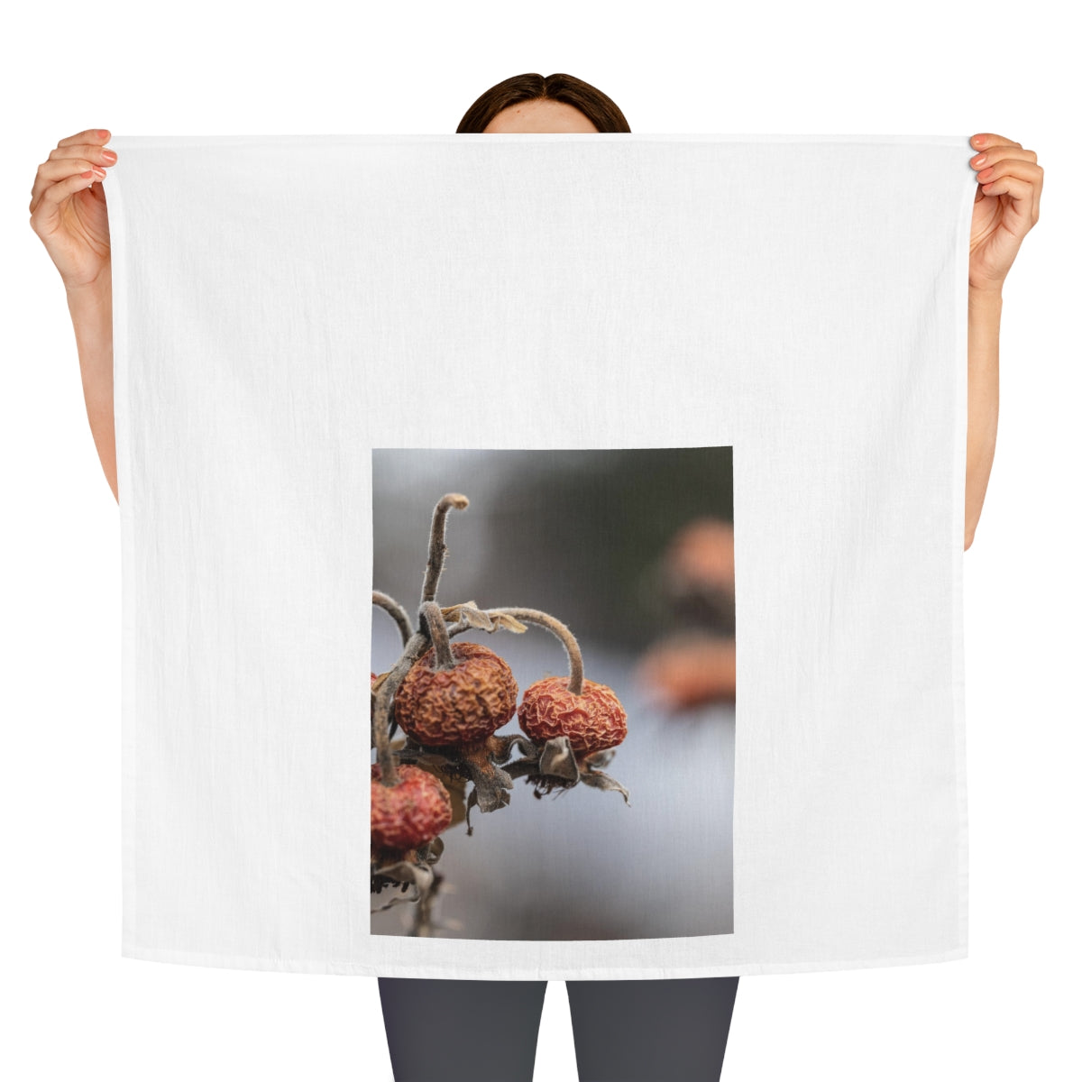 Winter Berries Tea Towel