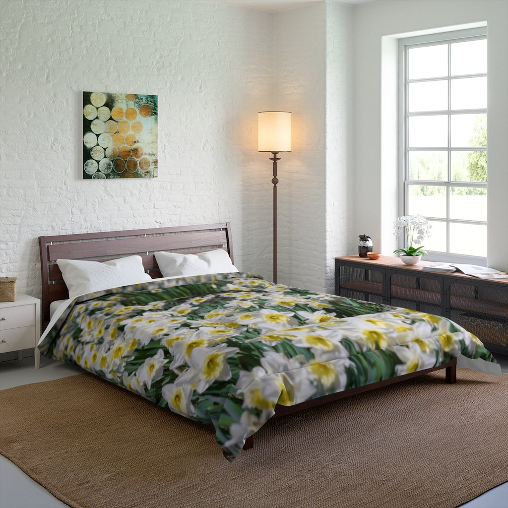 Spring Daffodil Comforter