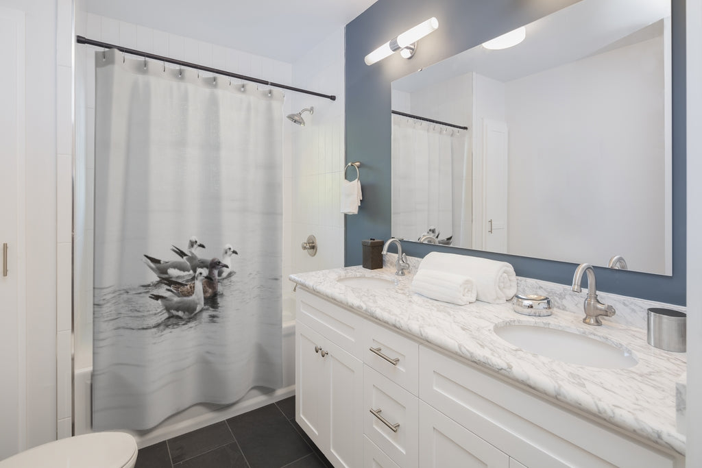 A Flock of Seagulls Shower Curtain