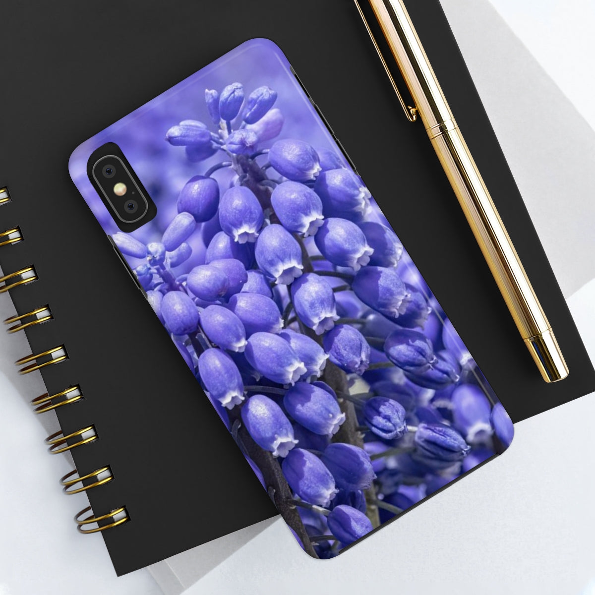 Blue Grape Hyacinth Tough Phone Case, Case-Mate