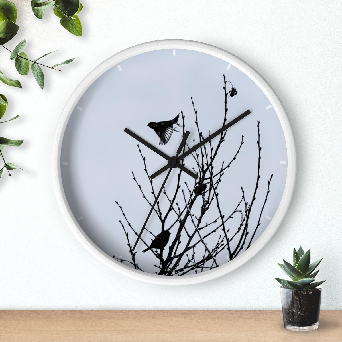 Taking Wing Wall clock