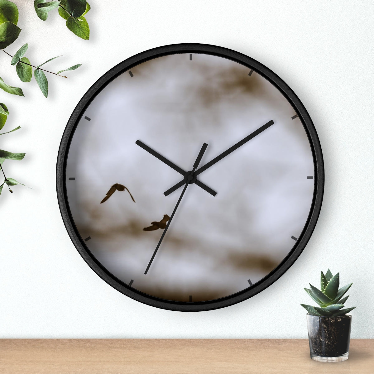 Moody Hues Wall clock