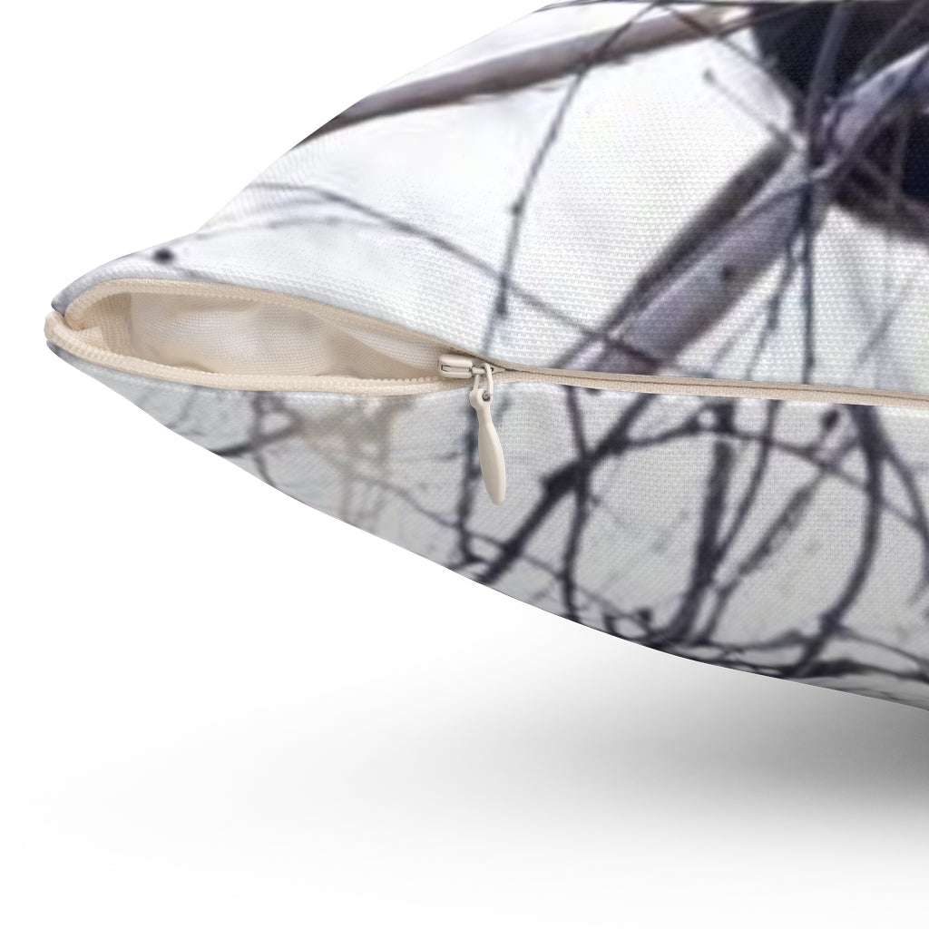 Zen Hawk Square Pillow