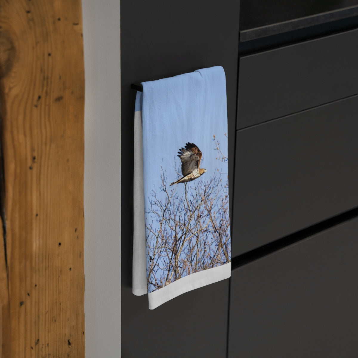 Red-tailed Hawk Tea Towel