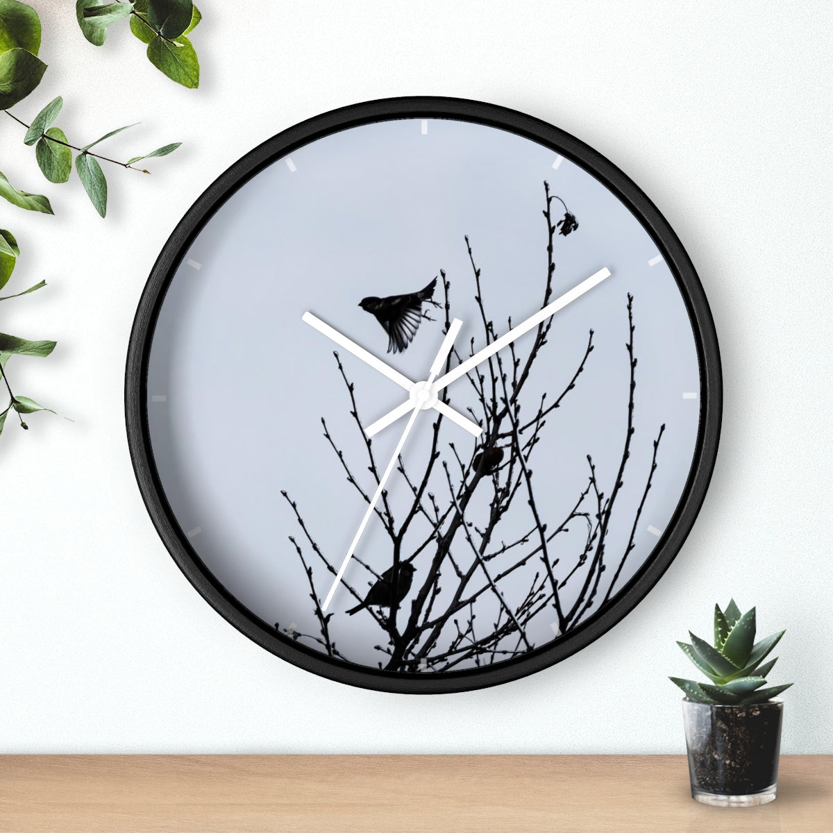 Taking Wing Wall clock