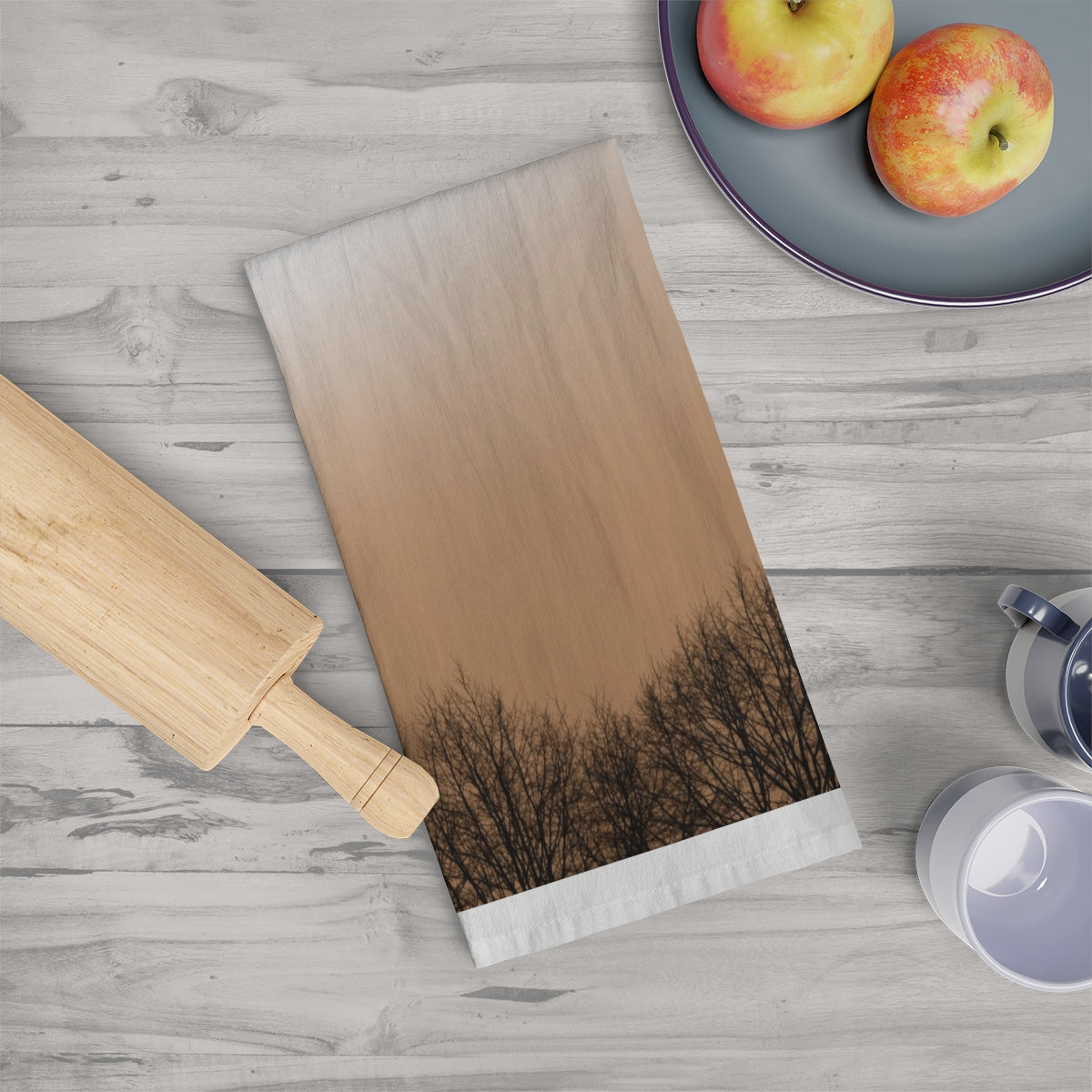 Treetops Tea Towel-warm