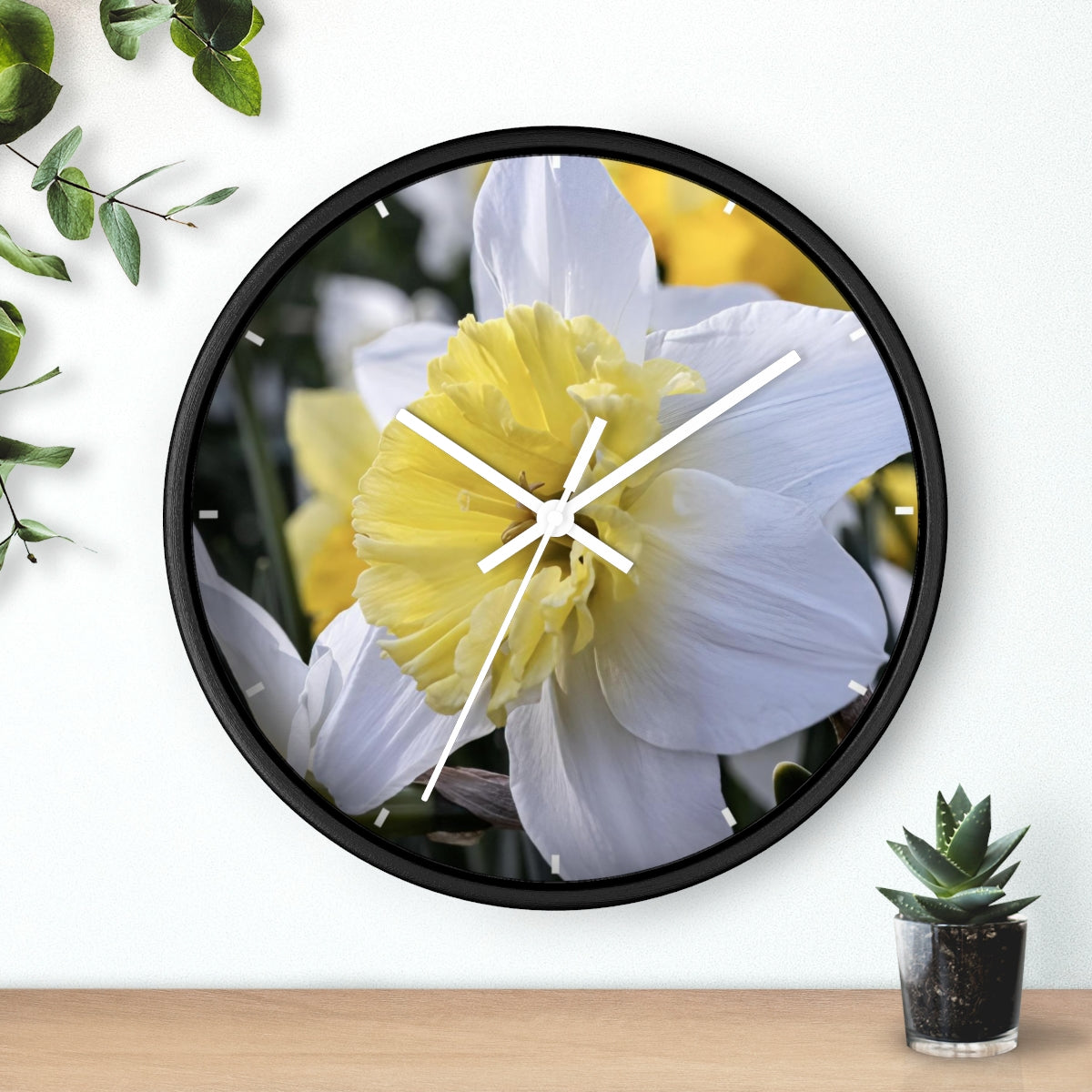 Daffodil Wall clock