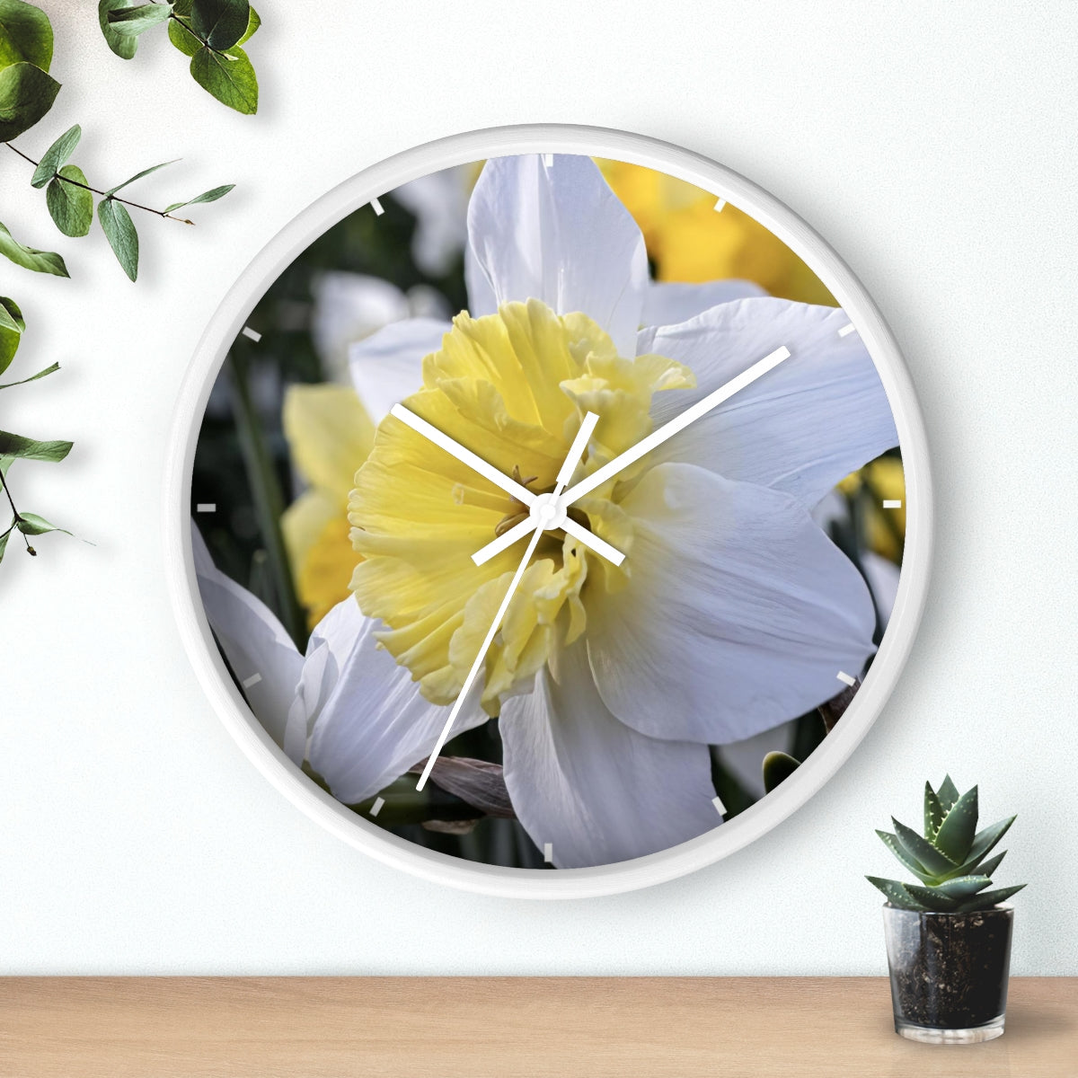 Daffodil Wall clock