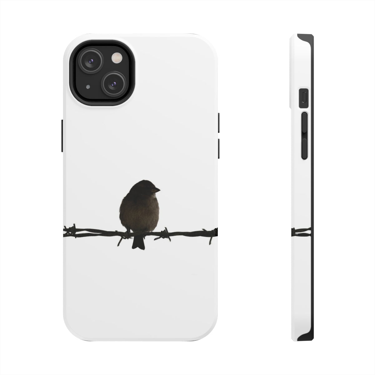 Barbed Wire Bird Tough Phone Cases, Case-Mate