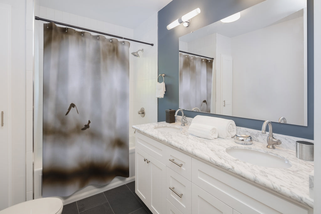 Moody Browns Shower Curtain