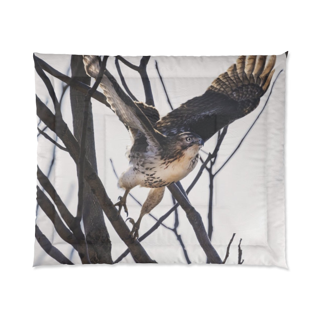 Hawk on the Hunt Comforter