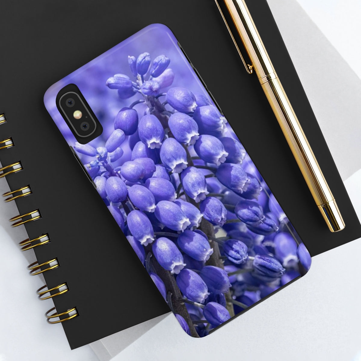 Blue Grape Hyacinth Tough Phone Case, Case-Mate