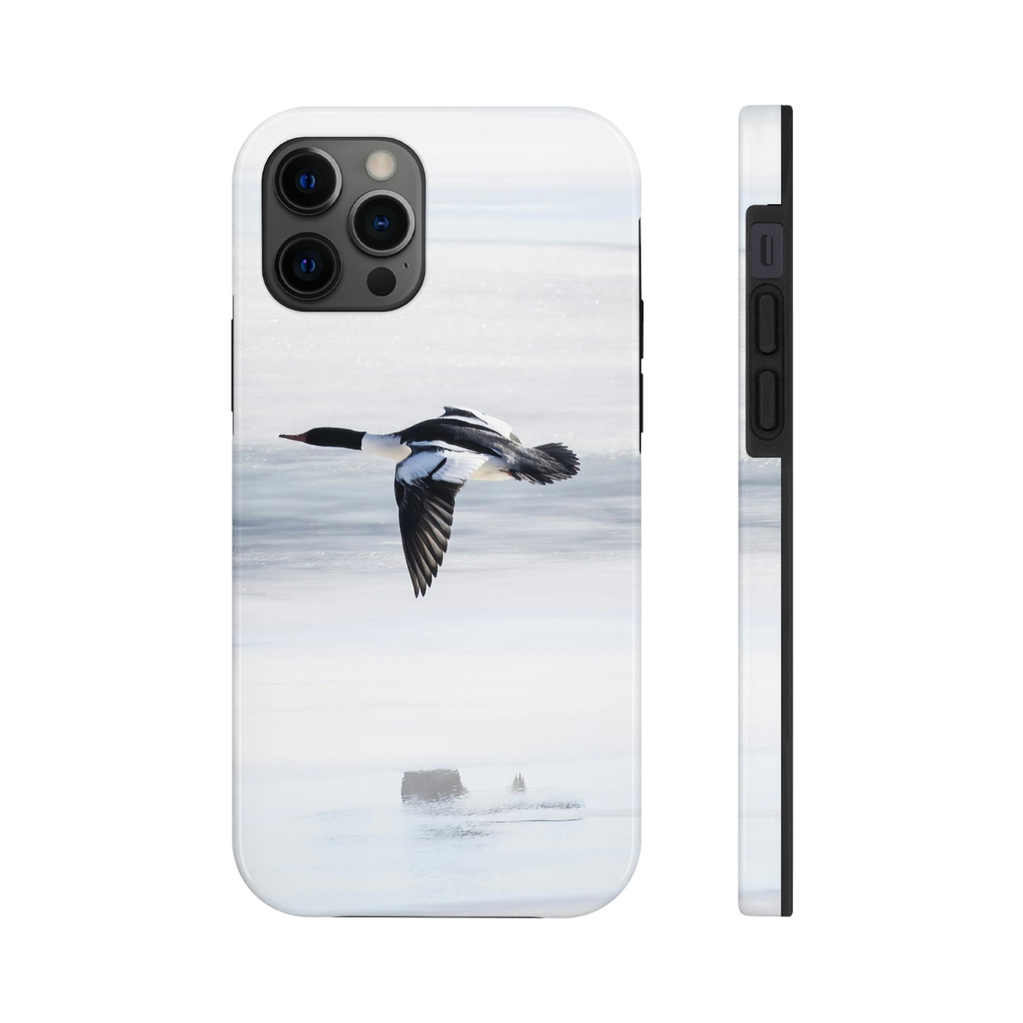 Merganser on Ice Tough Phone Cases, Case-Mate