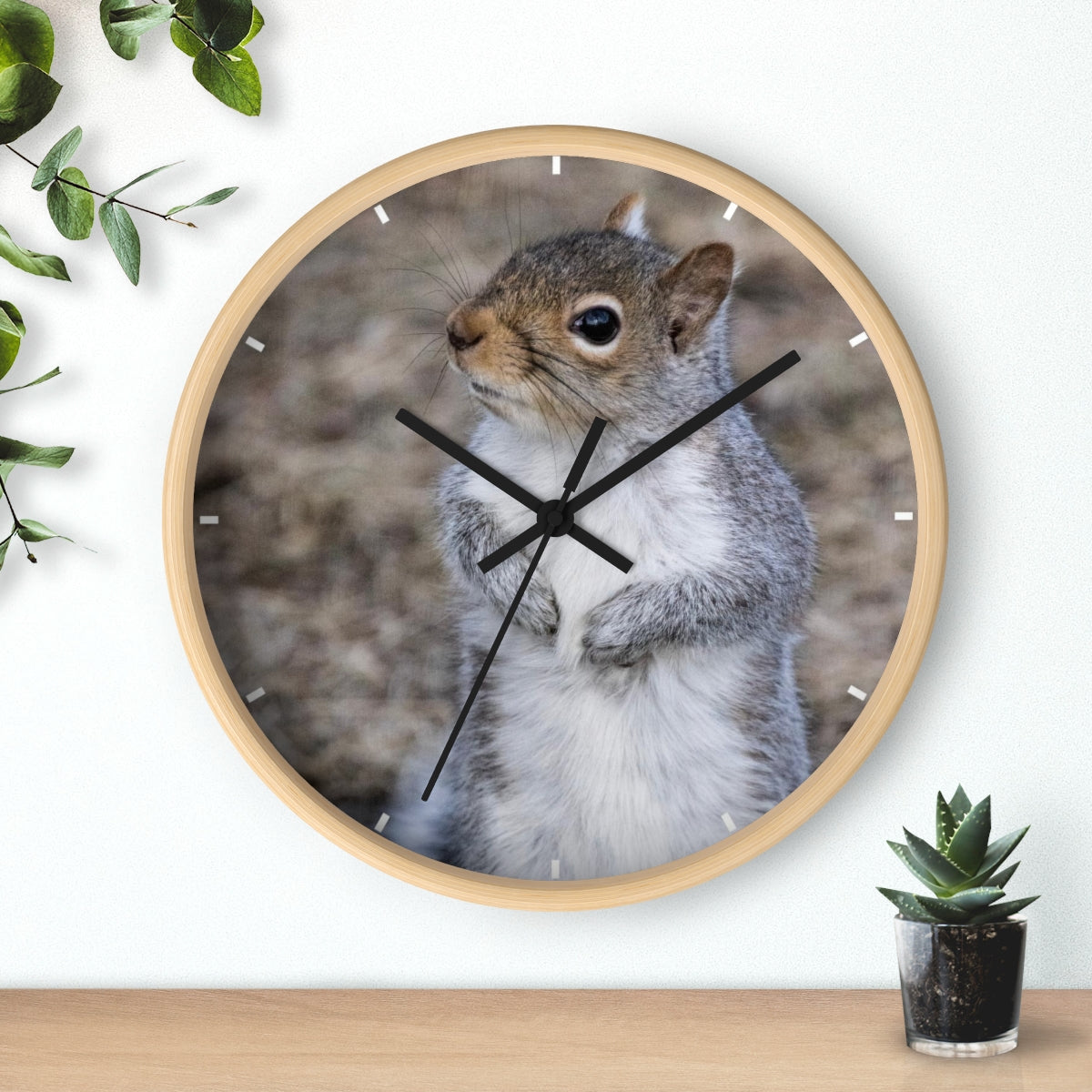Squirrel Wall clock