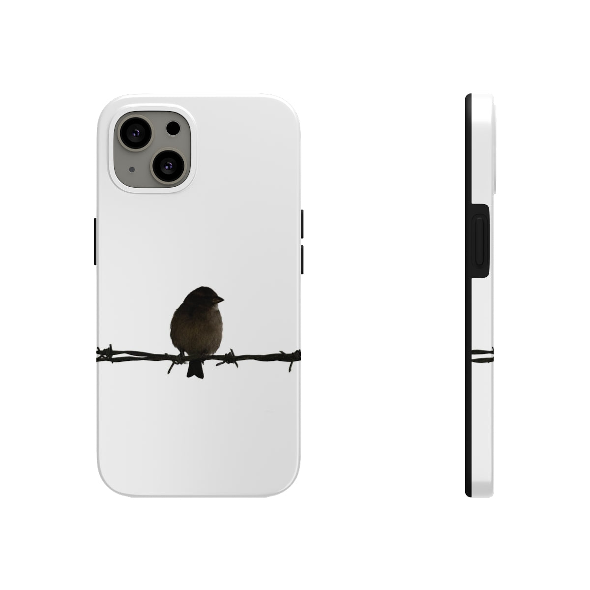 Barbed Wire Bird Tough Phone Cases, Case-Mate