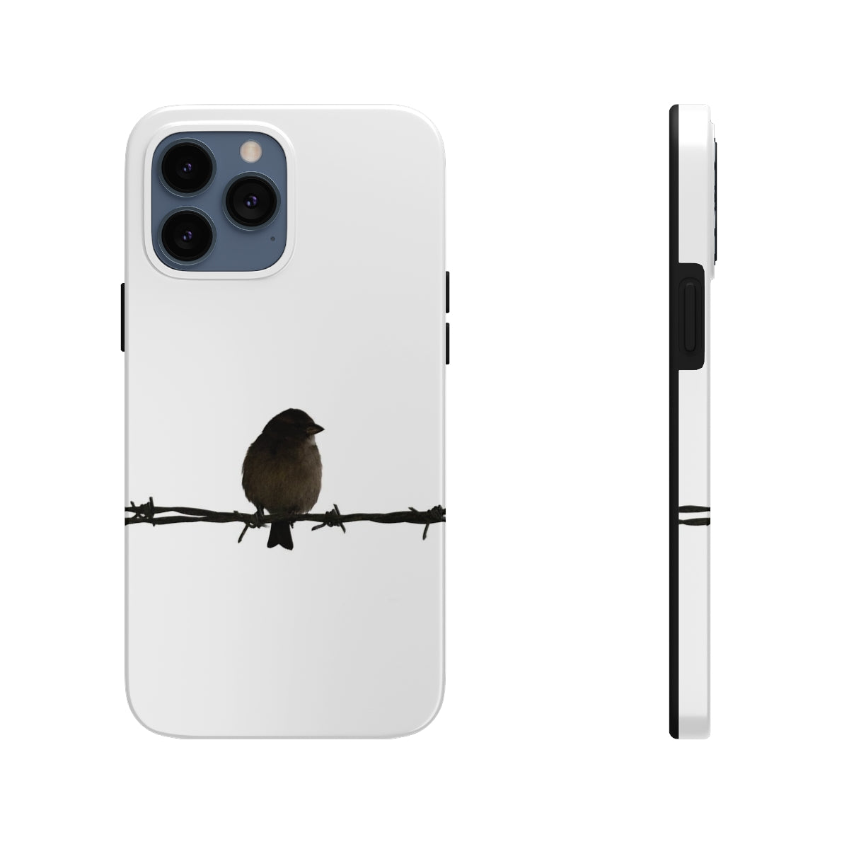 Barbed Wire Bird Tough Phone Cases, Case-Mate