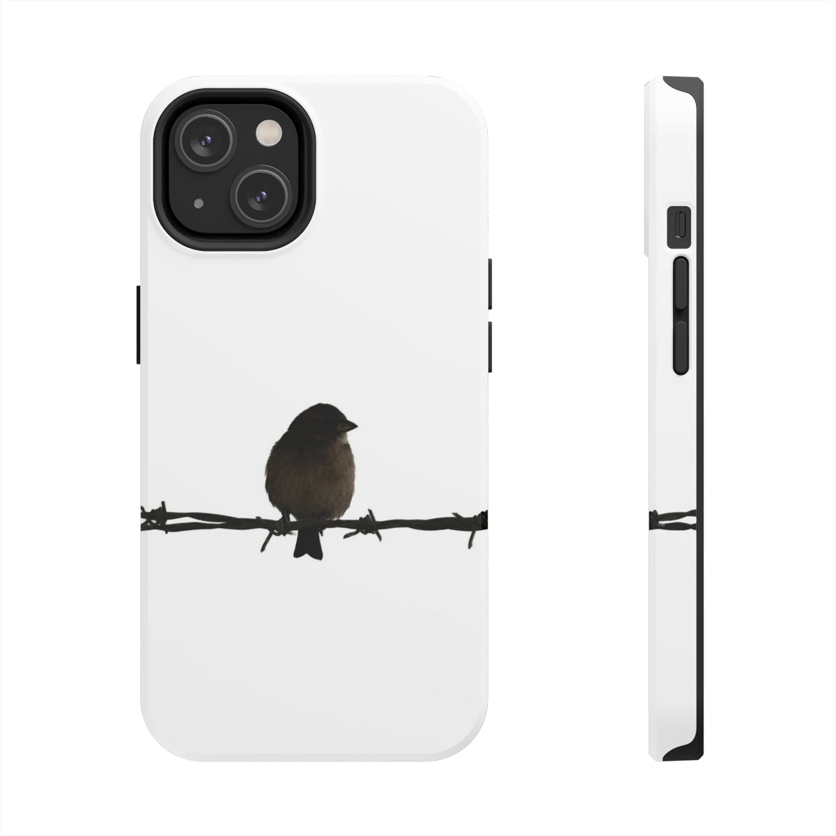 Barbed Wire Bird Tough Phone Cases, Case-Mate