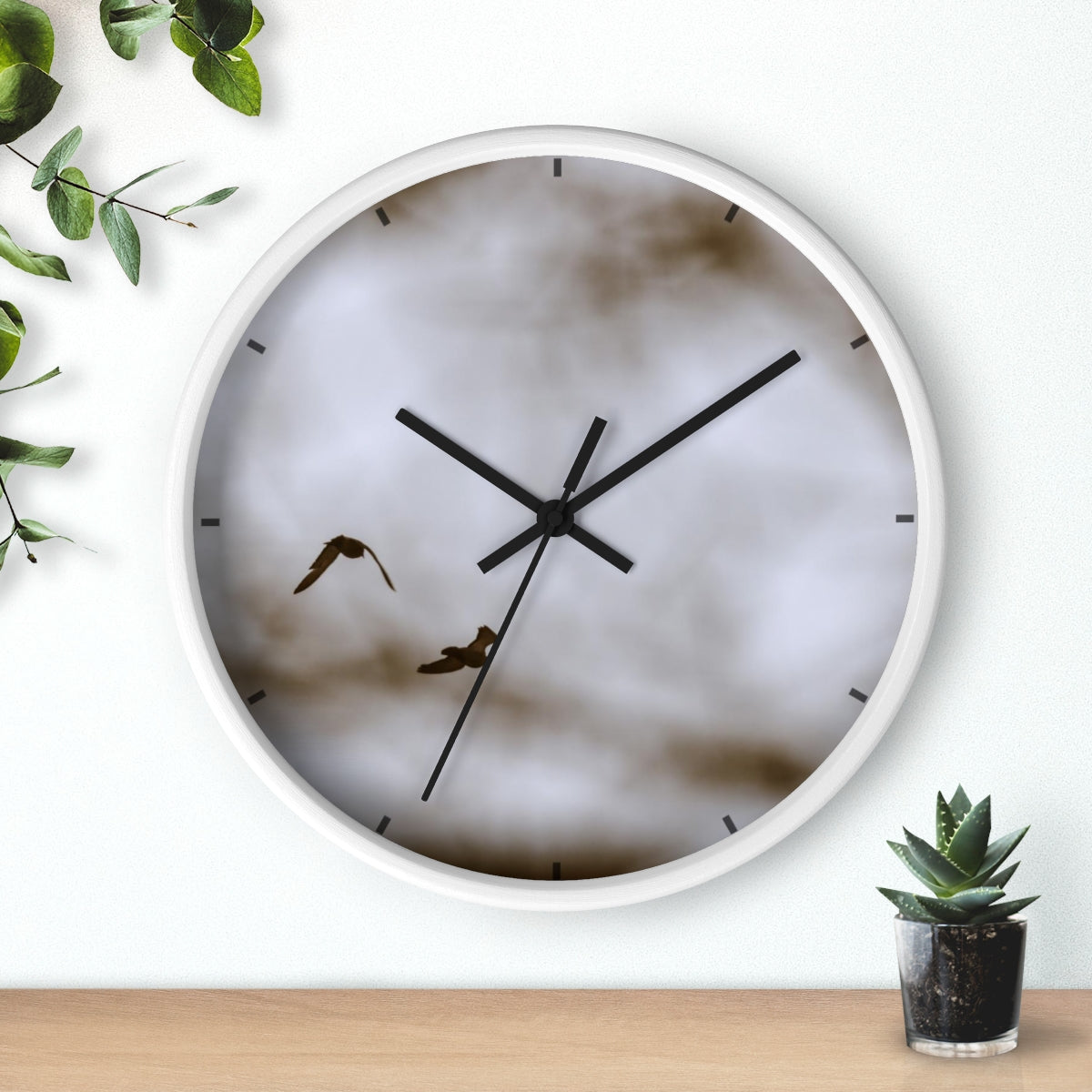 Moody Hues Wall clock