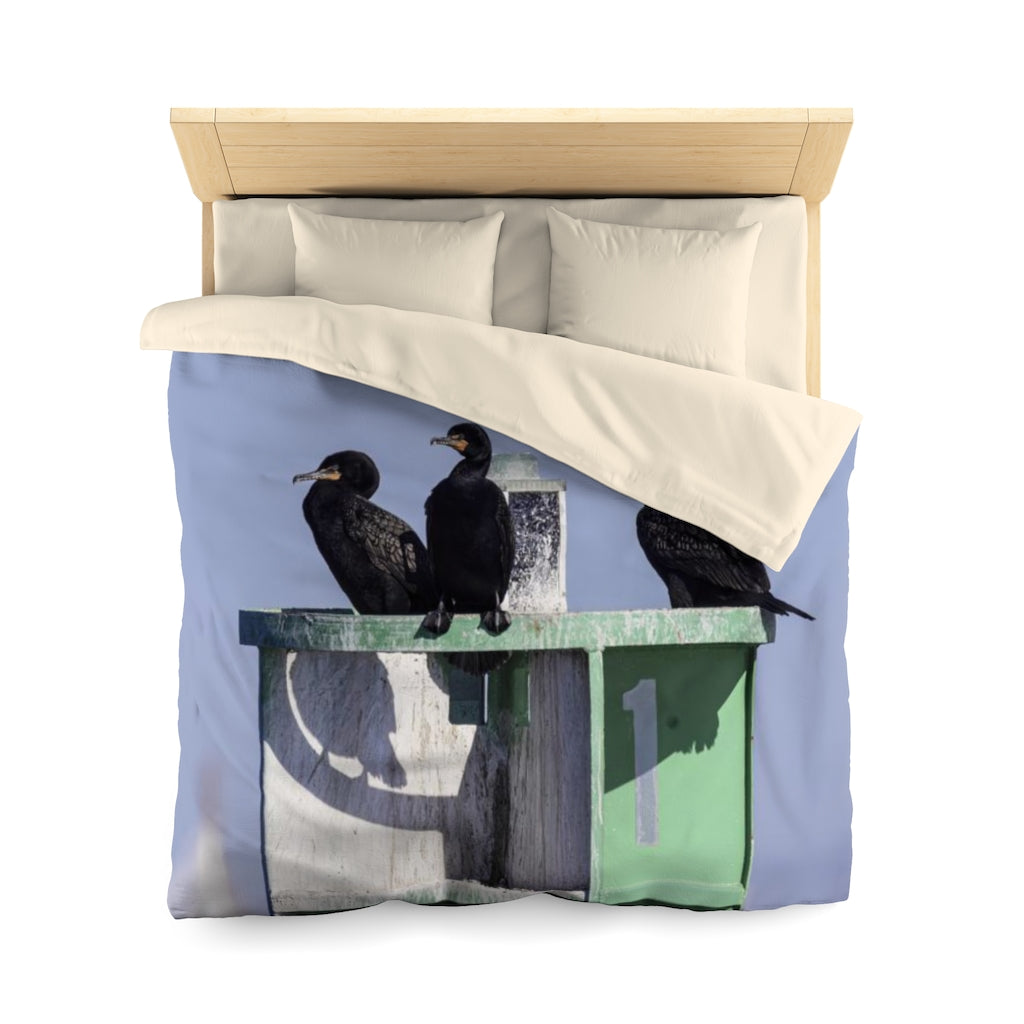 Cormorant Party Duvet Cover