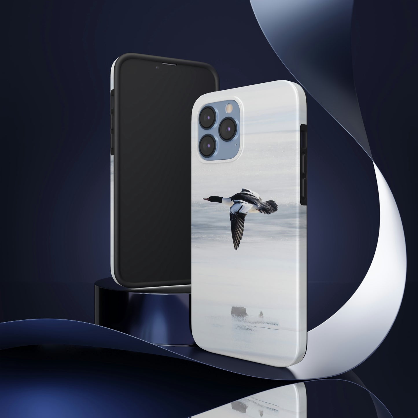 Merganser on Ice Tough Phone Cases, Case-Mate