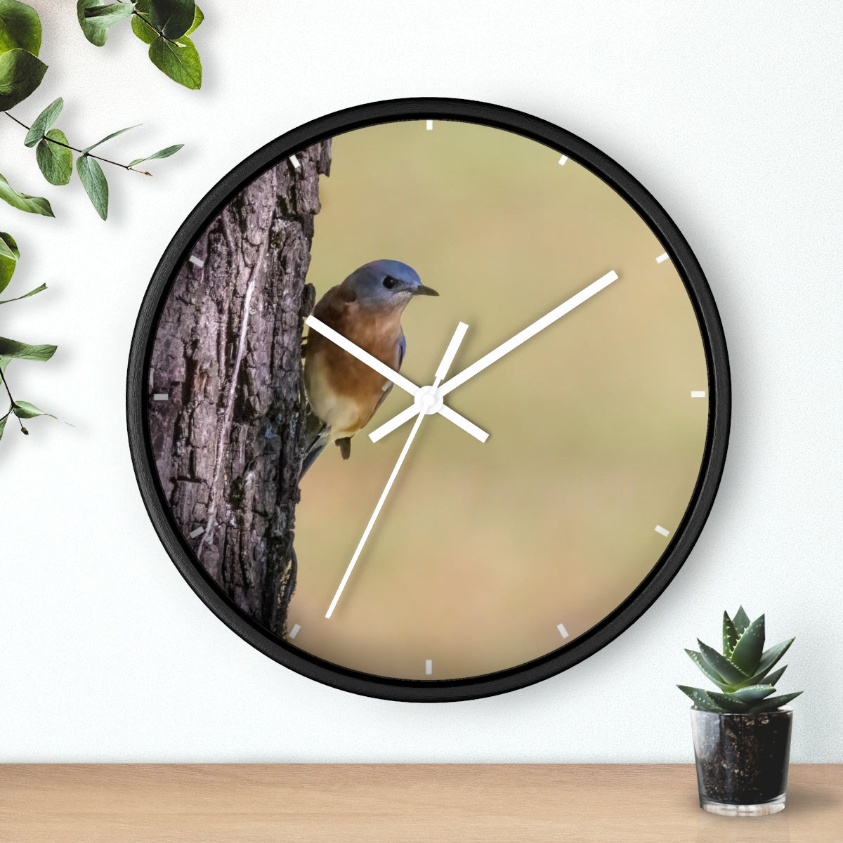 Bluebird of Happiness Wall clock