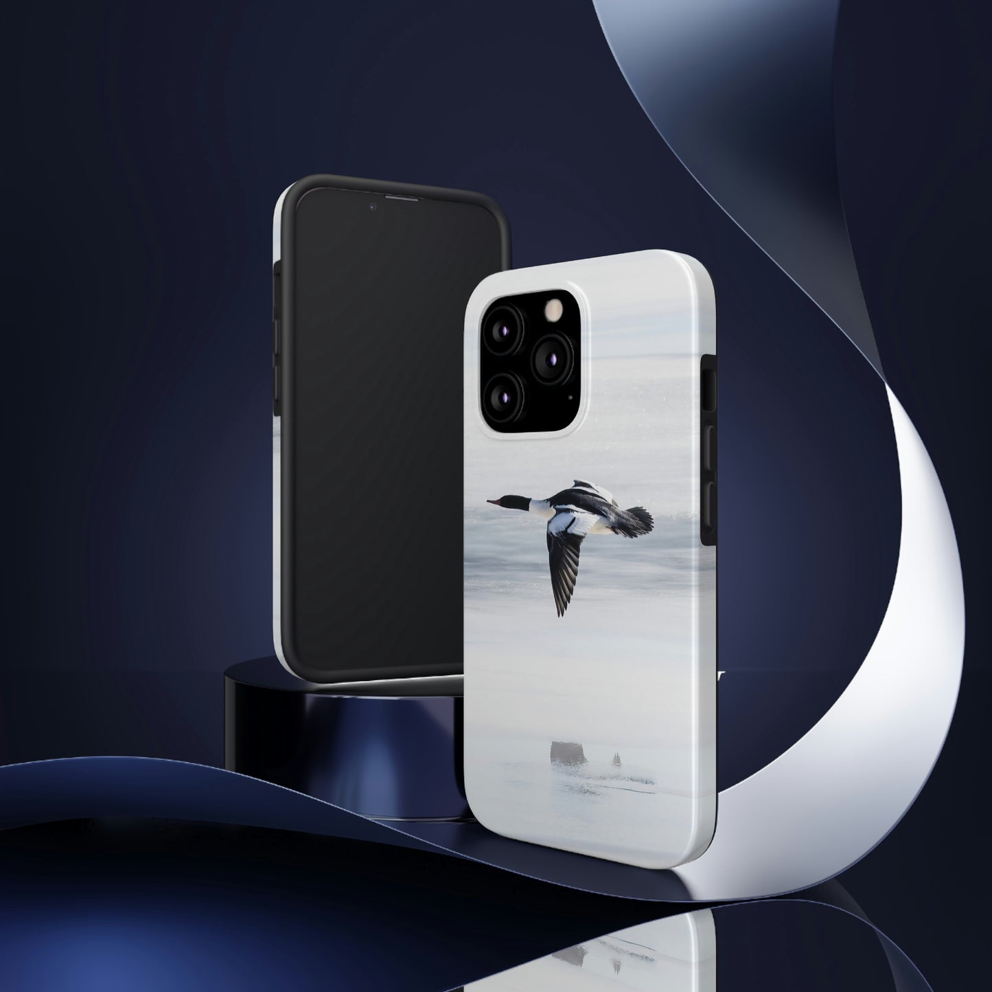 Merganser on Ice Tough Phone Cases, Case-Mate