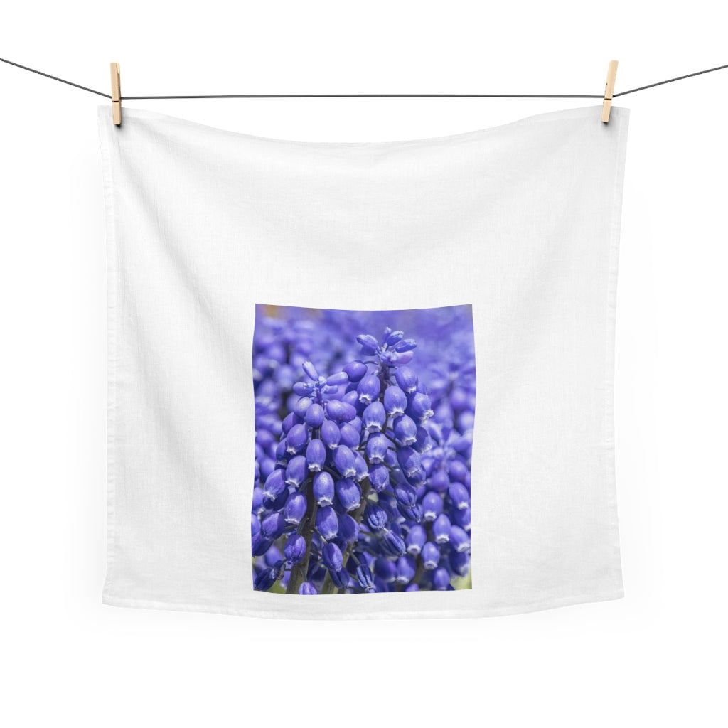 Blue Grape Hyacinth Tea Towel